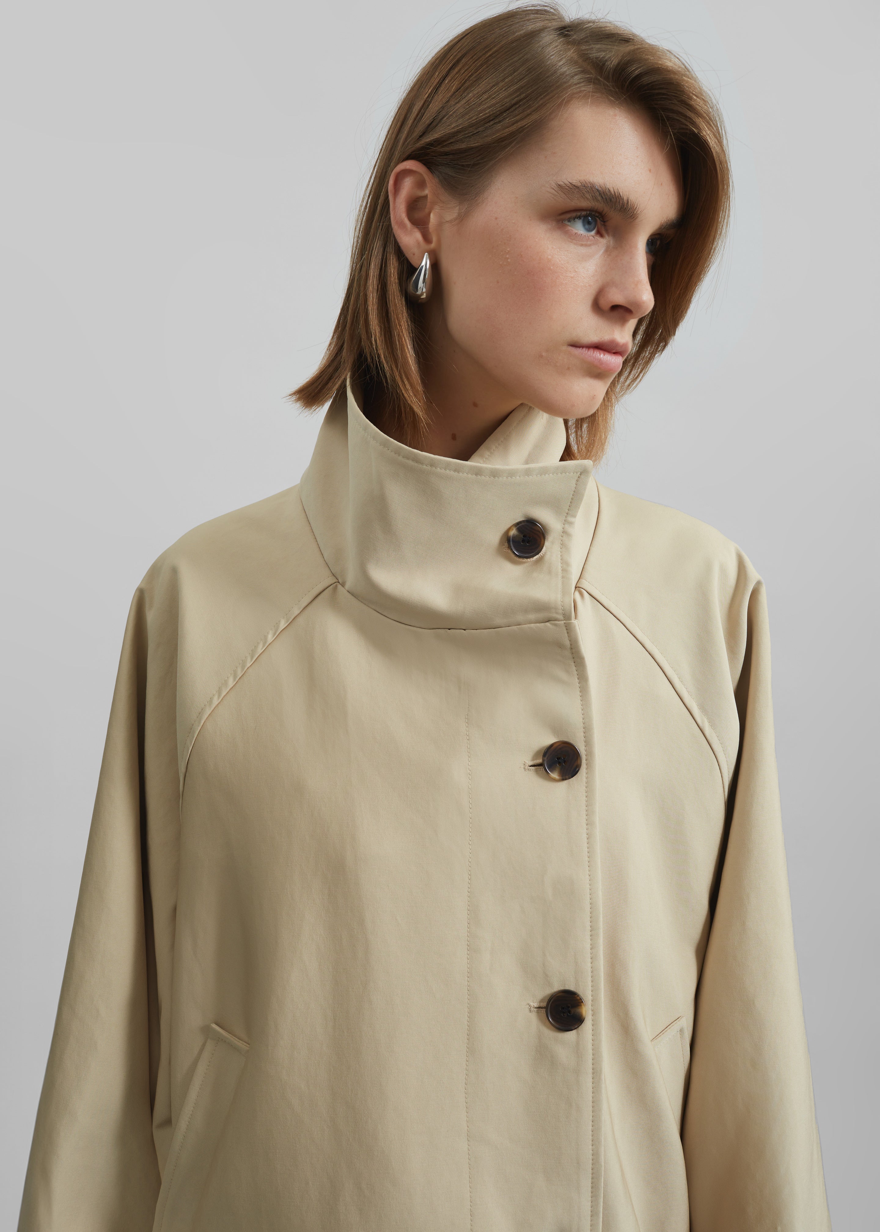 Alberta Short Trench - Beige
