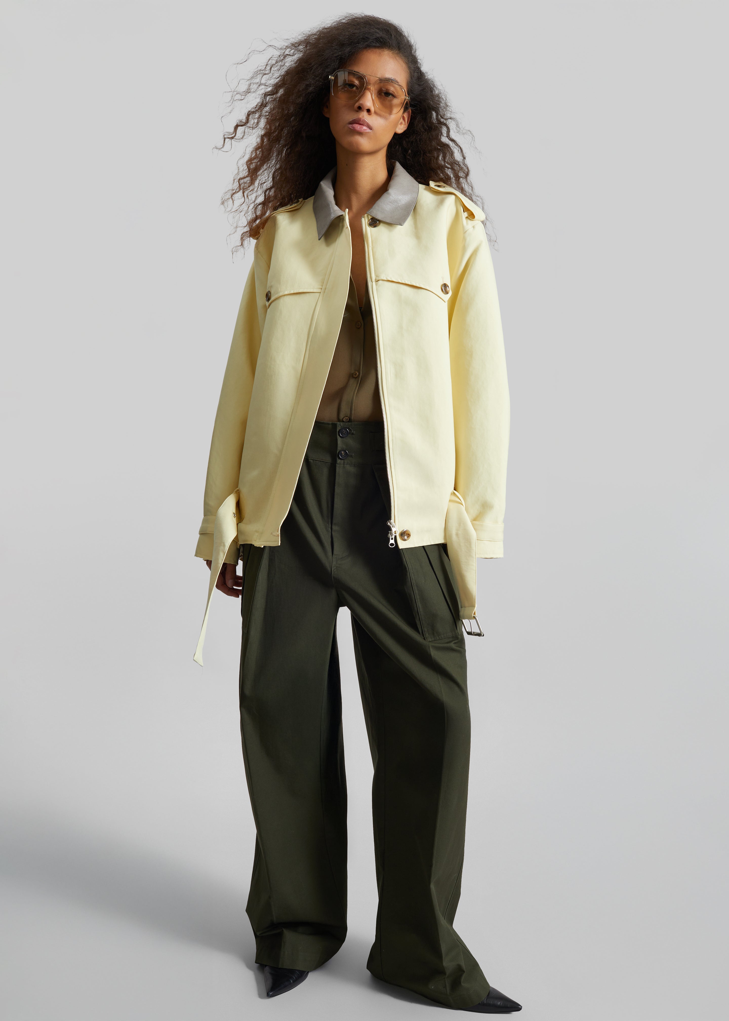 Alleray Short Trench - Yellow
