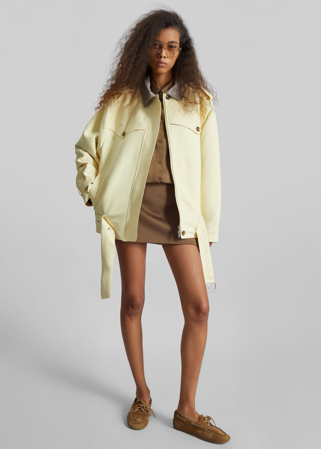 Alleray Short Trench - Yellow
