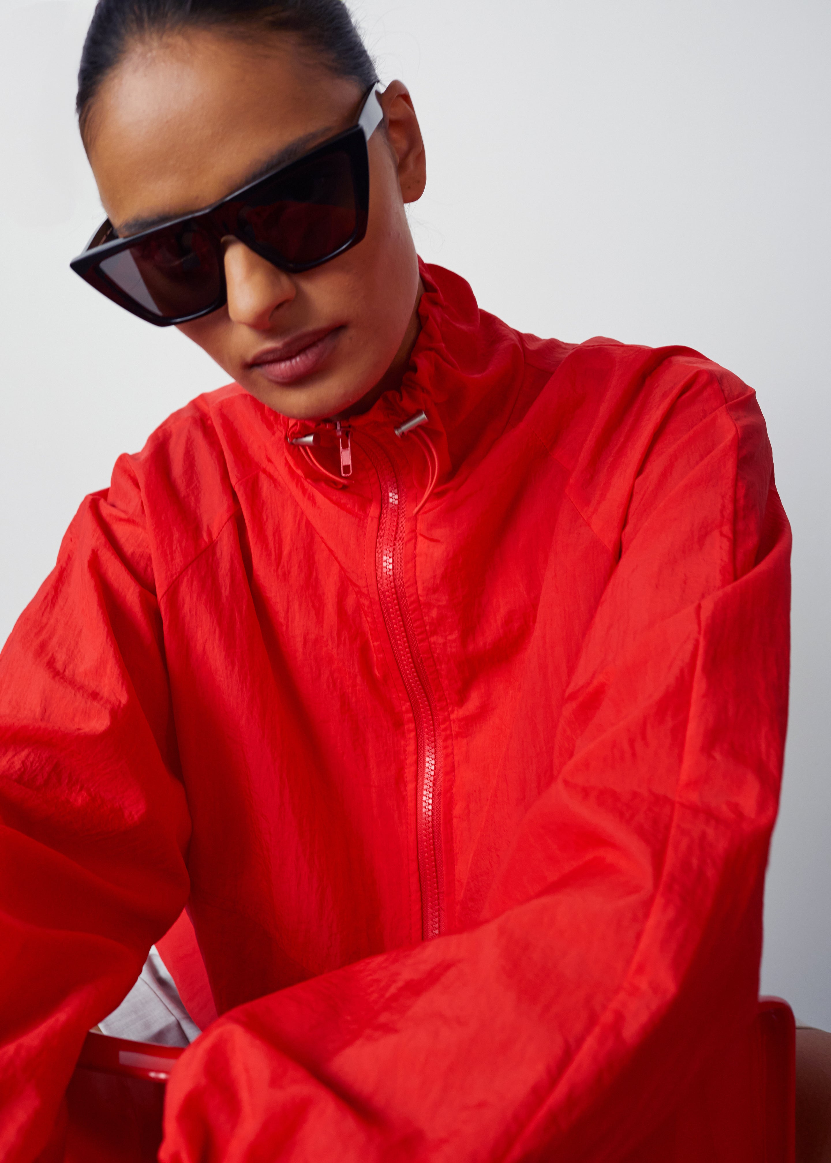 Antonelli Windbreaker Jacket - Red