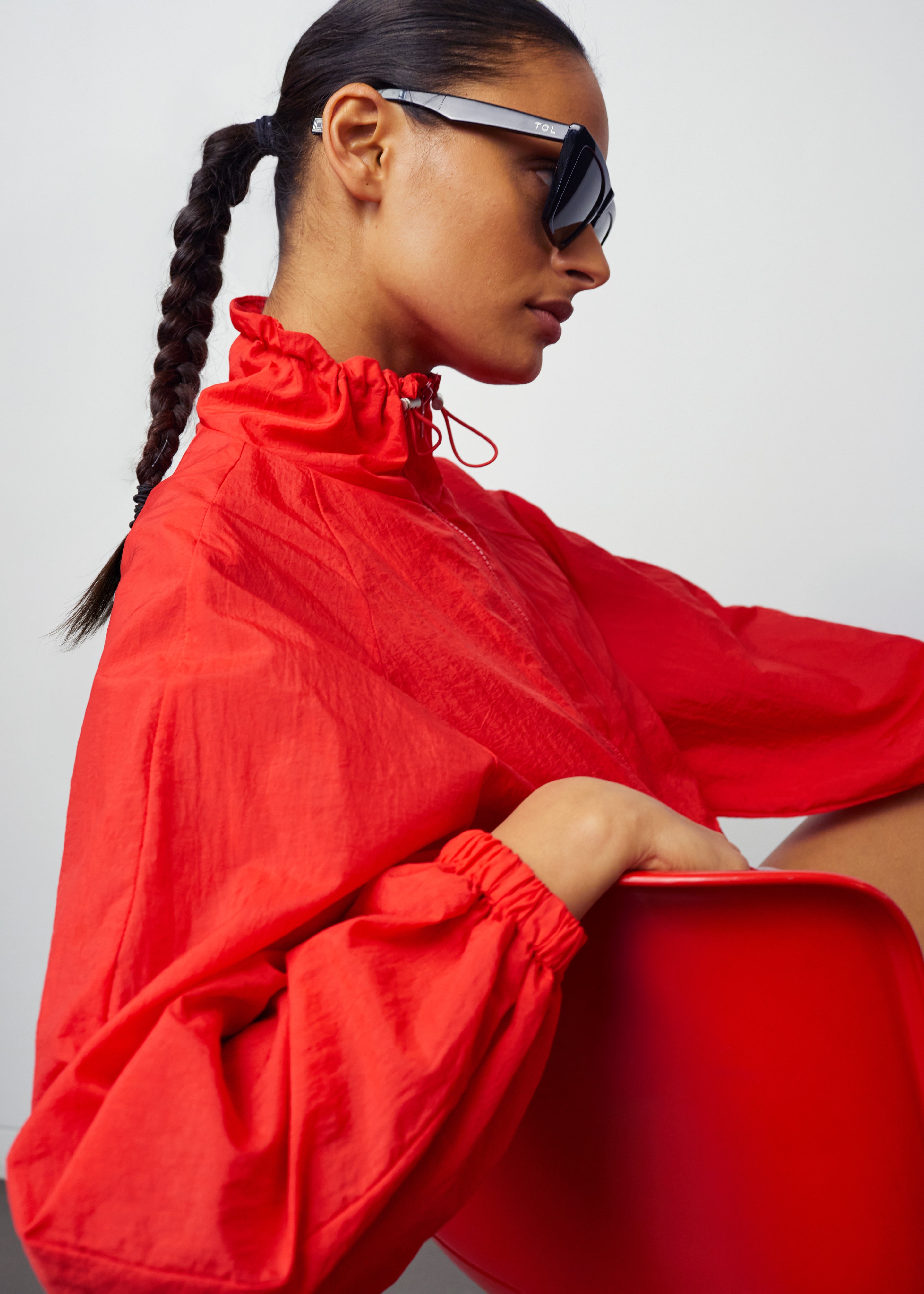Antonelli Windbreaker Jacket - Red