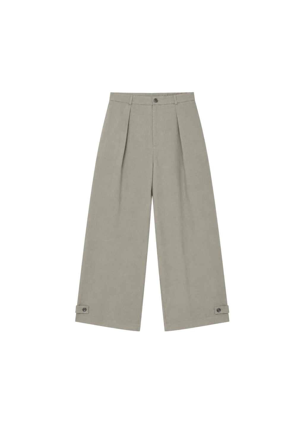 Auray Pleated Trousers - Olive