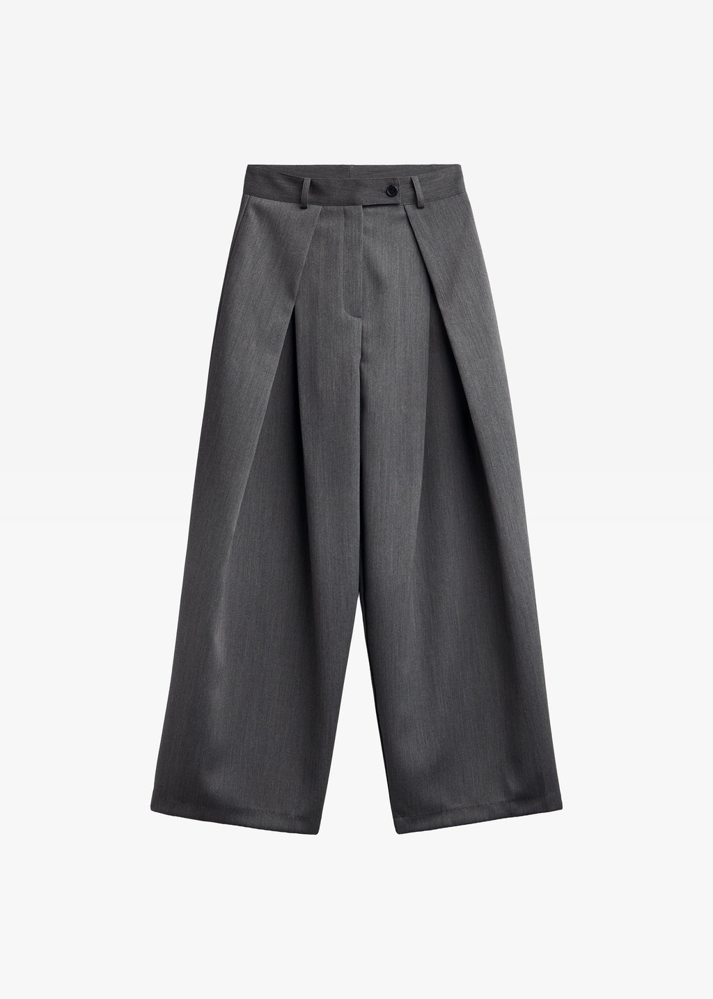 Avray Pleated Trousers - Grey