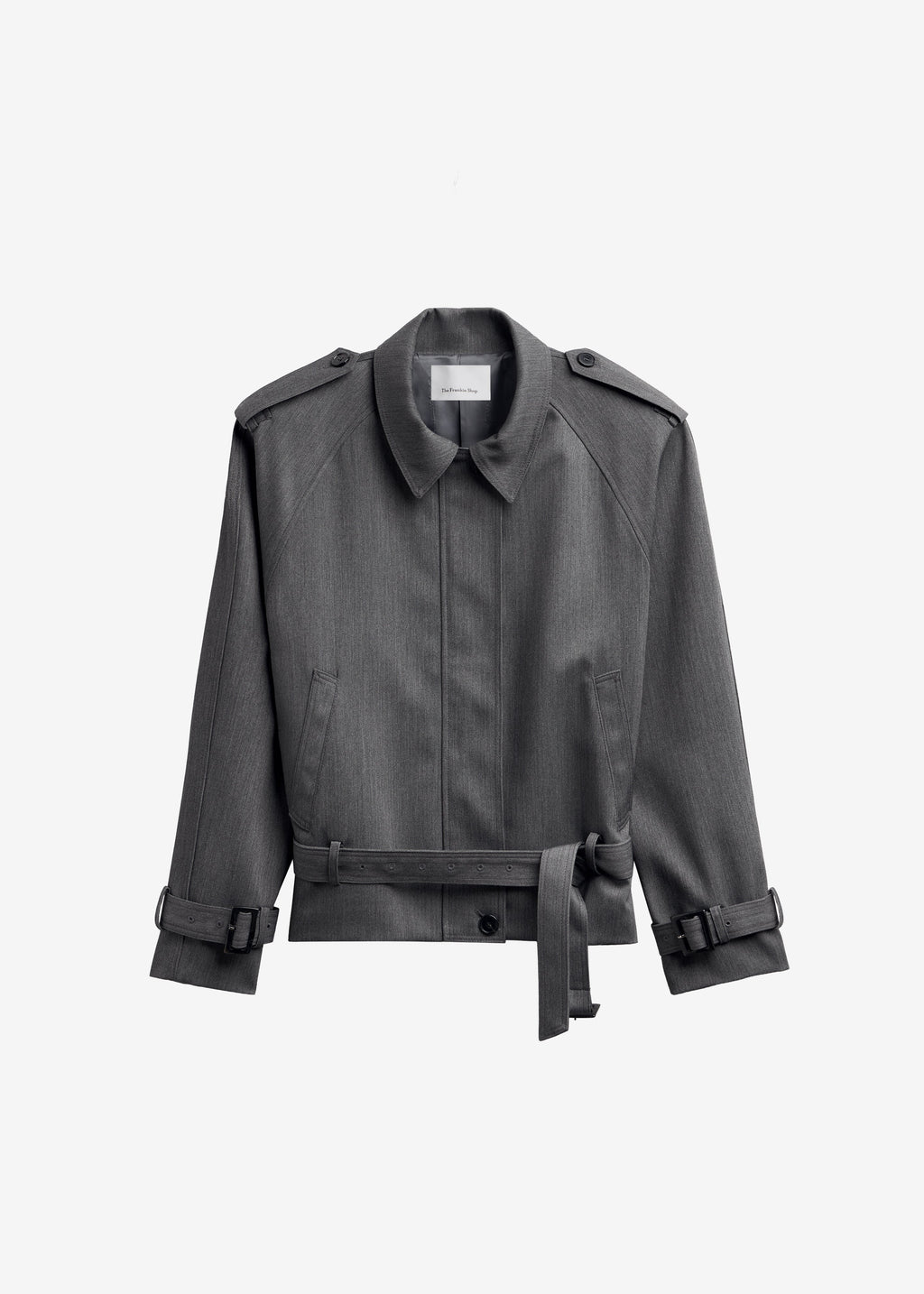 Avray Short Trench - Grey
