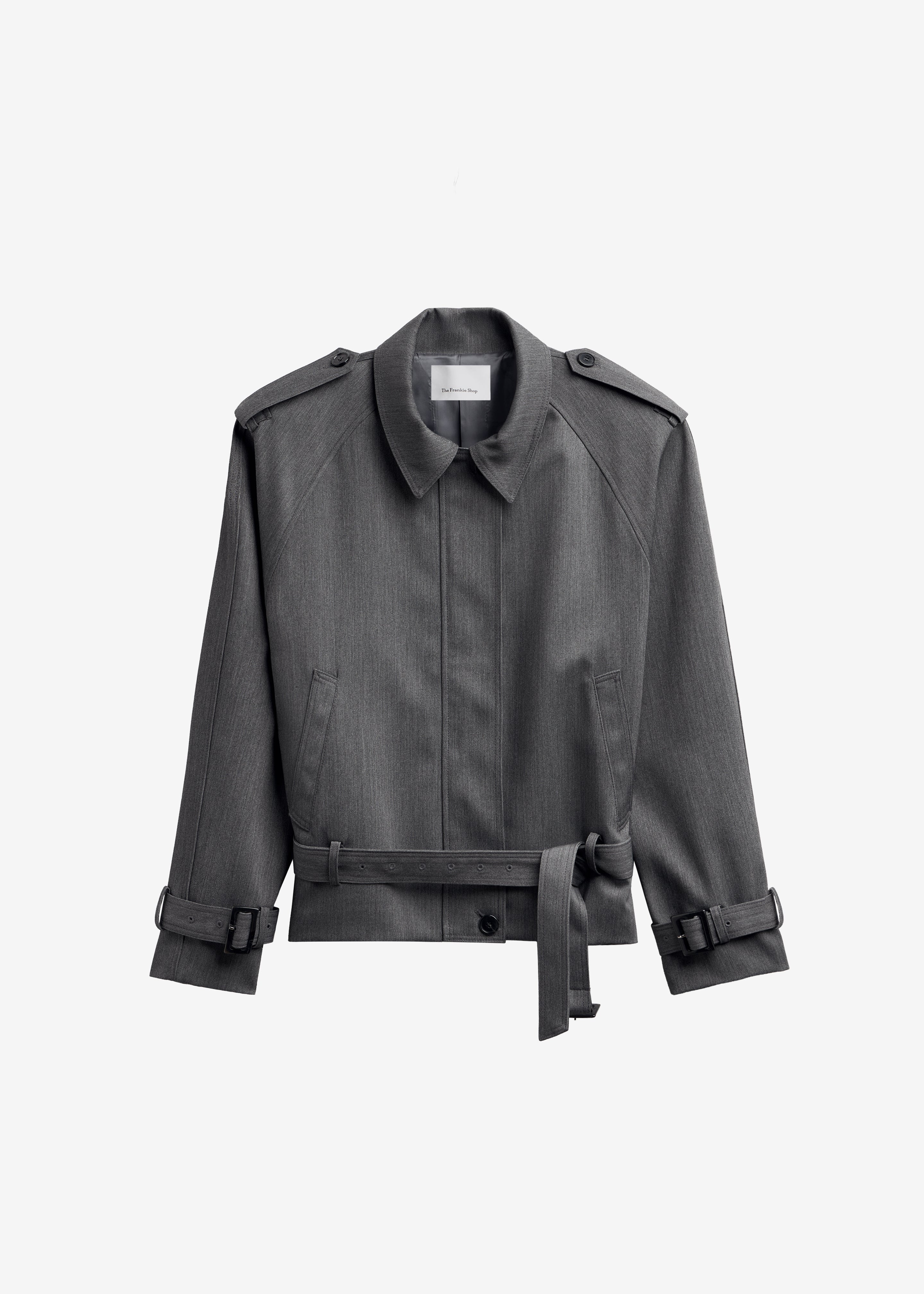 Avray Short Trench - Grey