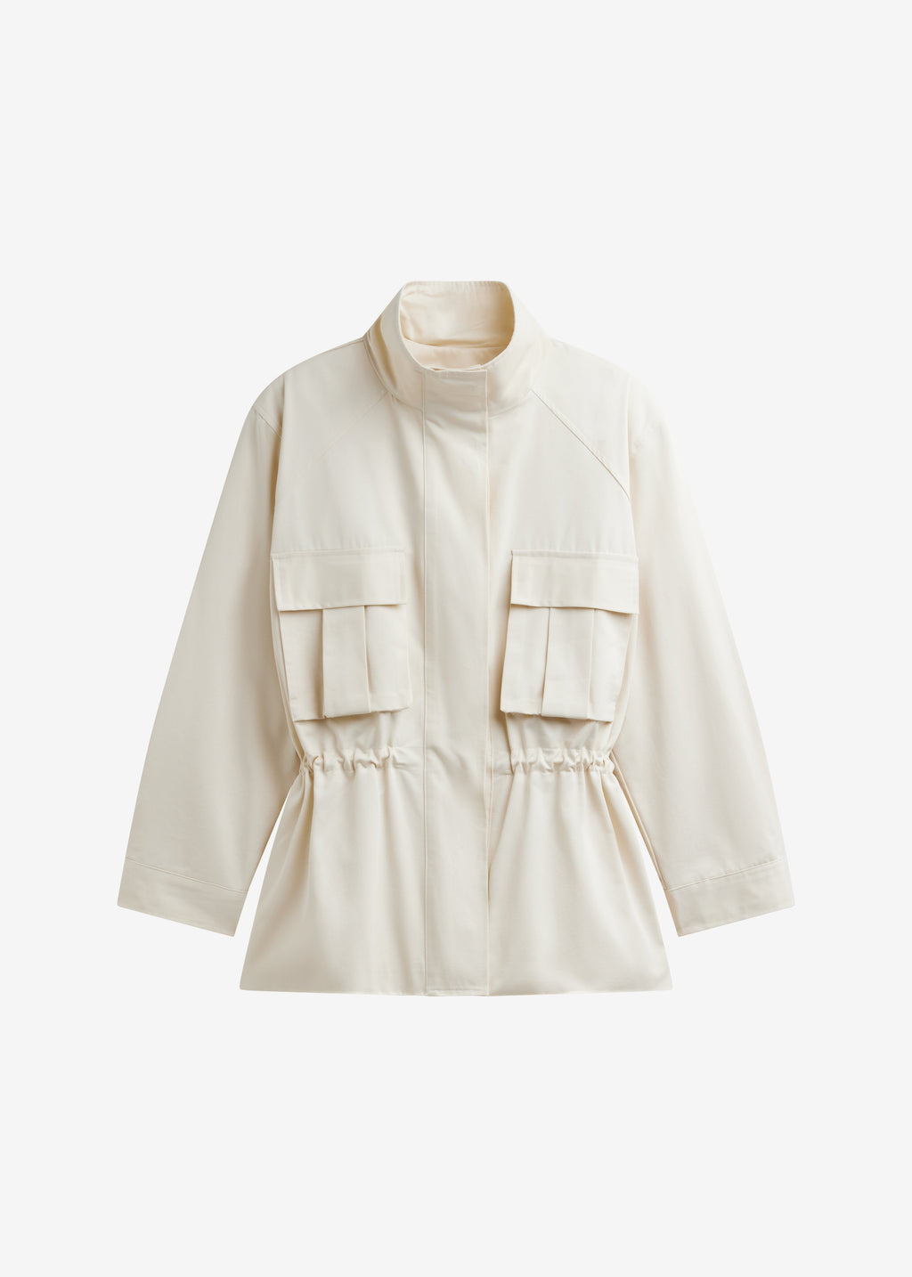 Bailly Padded Utility Jacket - Cream