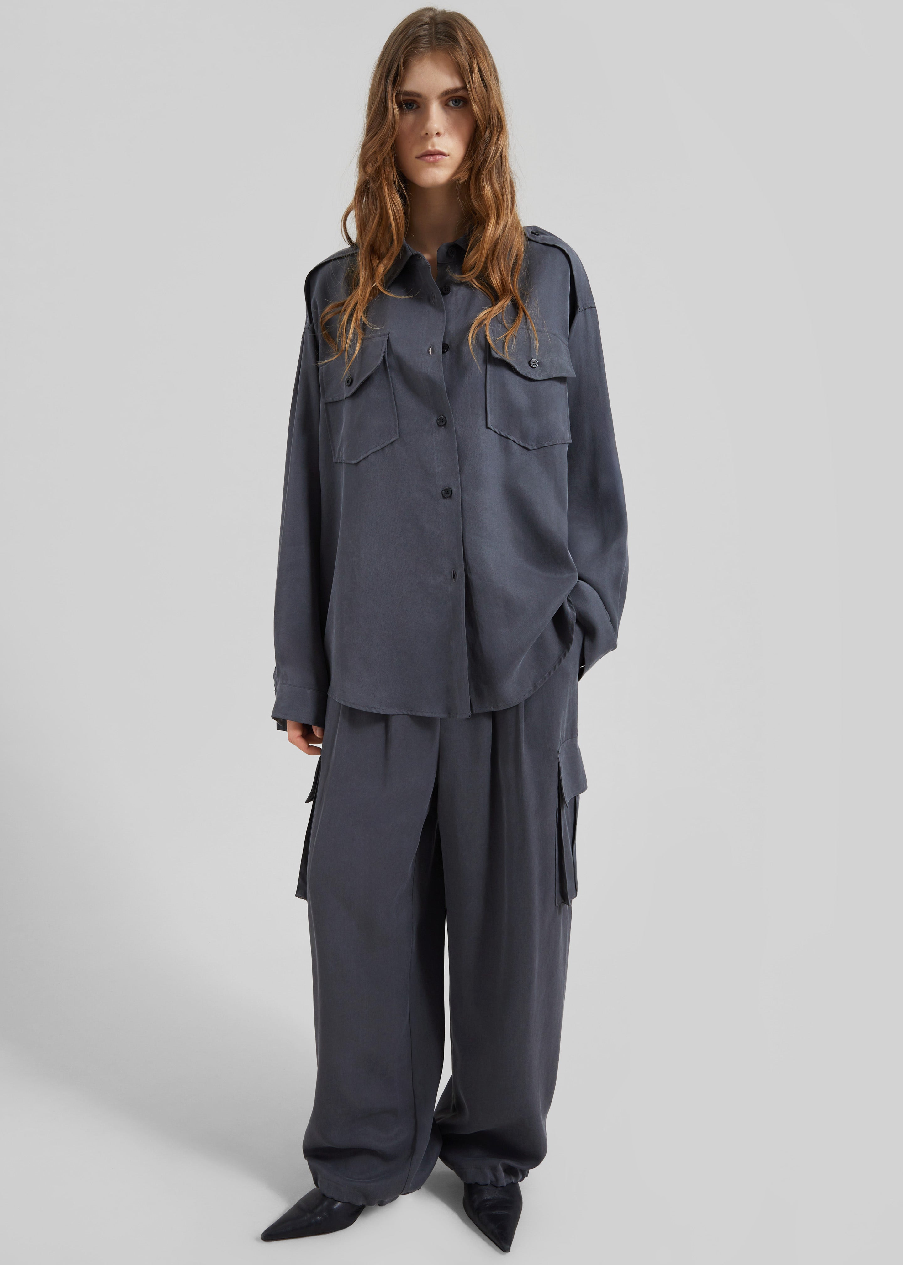 Balsta Cargo Pants - Dark Grey