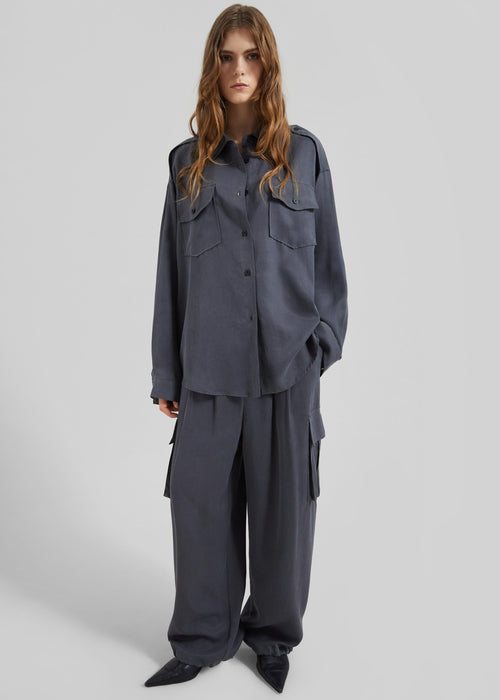 Balsta Cargo Pants - Dark Grey