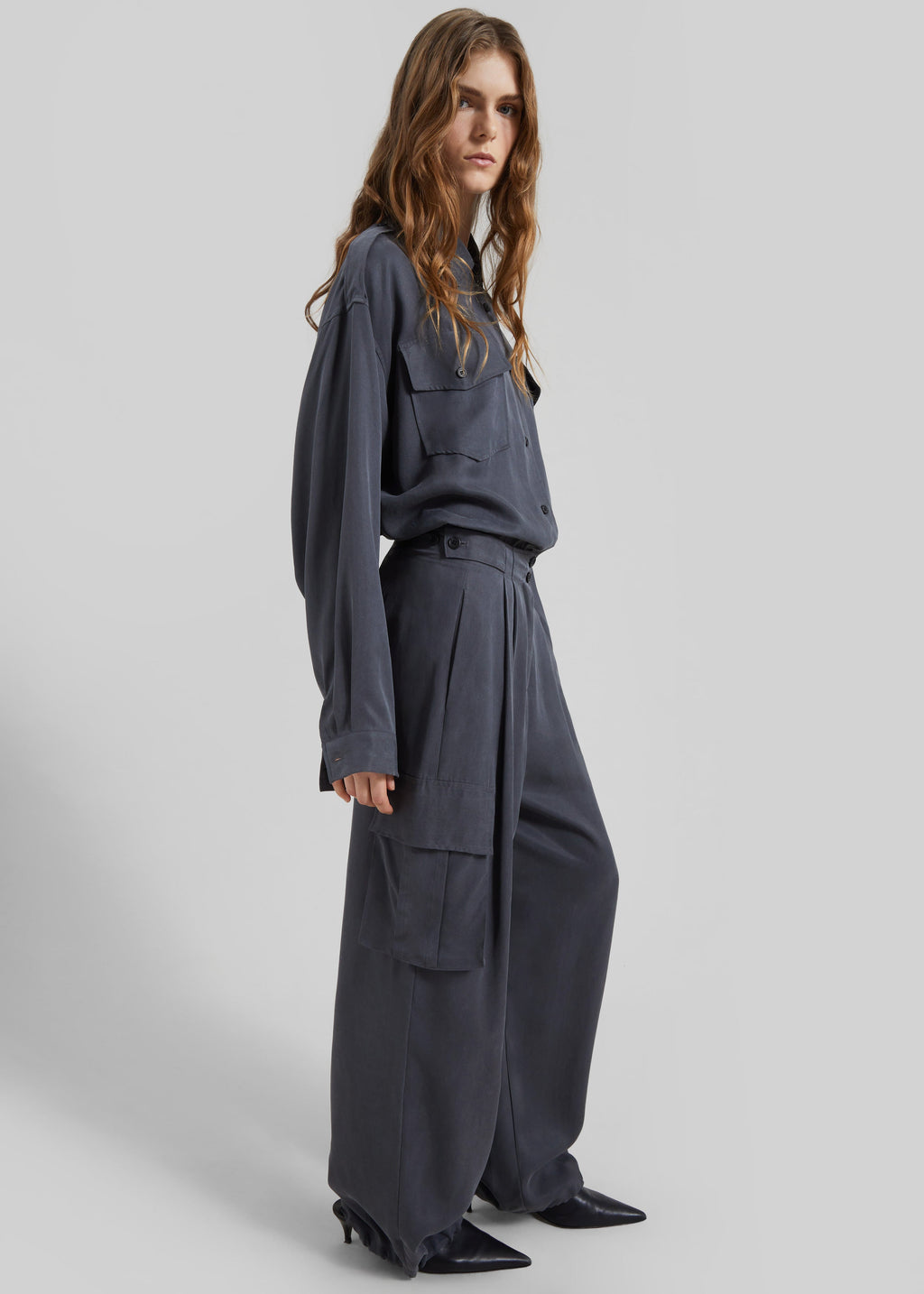 Balsta Cargo Pants - Dark Grey