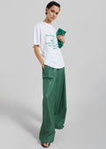 Baxter Perforated Track Pants - Hunter Green