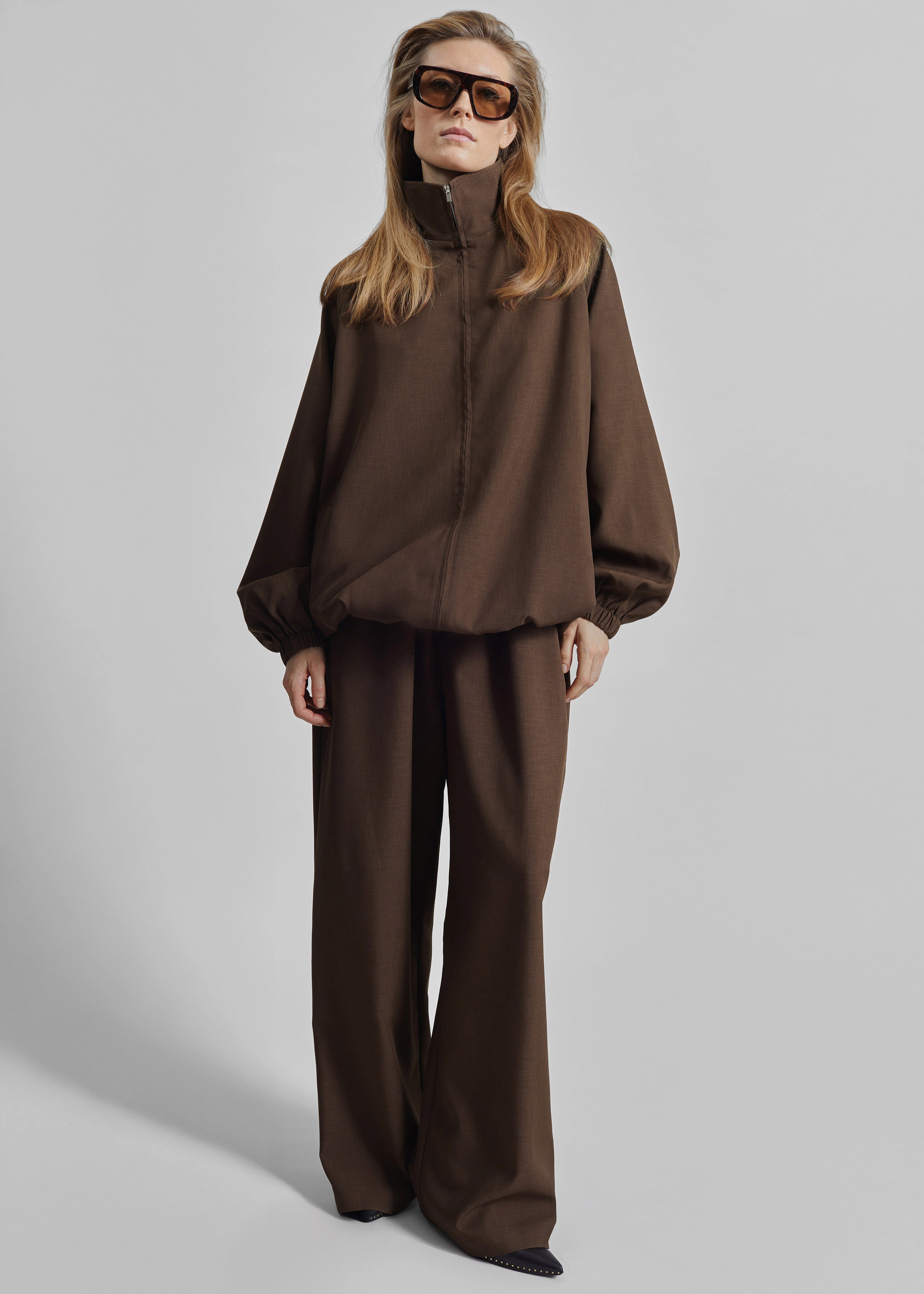 Baxter Track Pants - Dark Brown