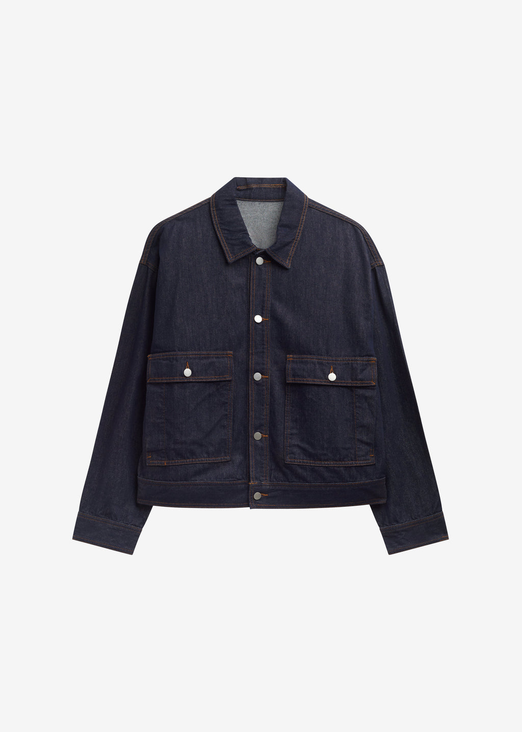 Belden Boxy Denim Jacket - Dark Wash