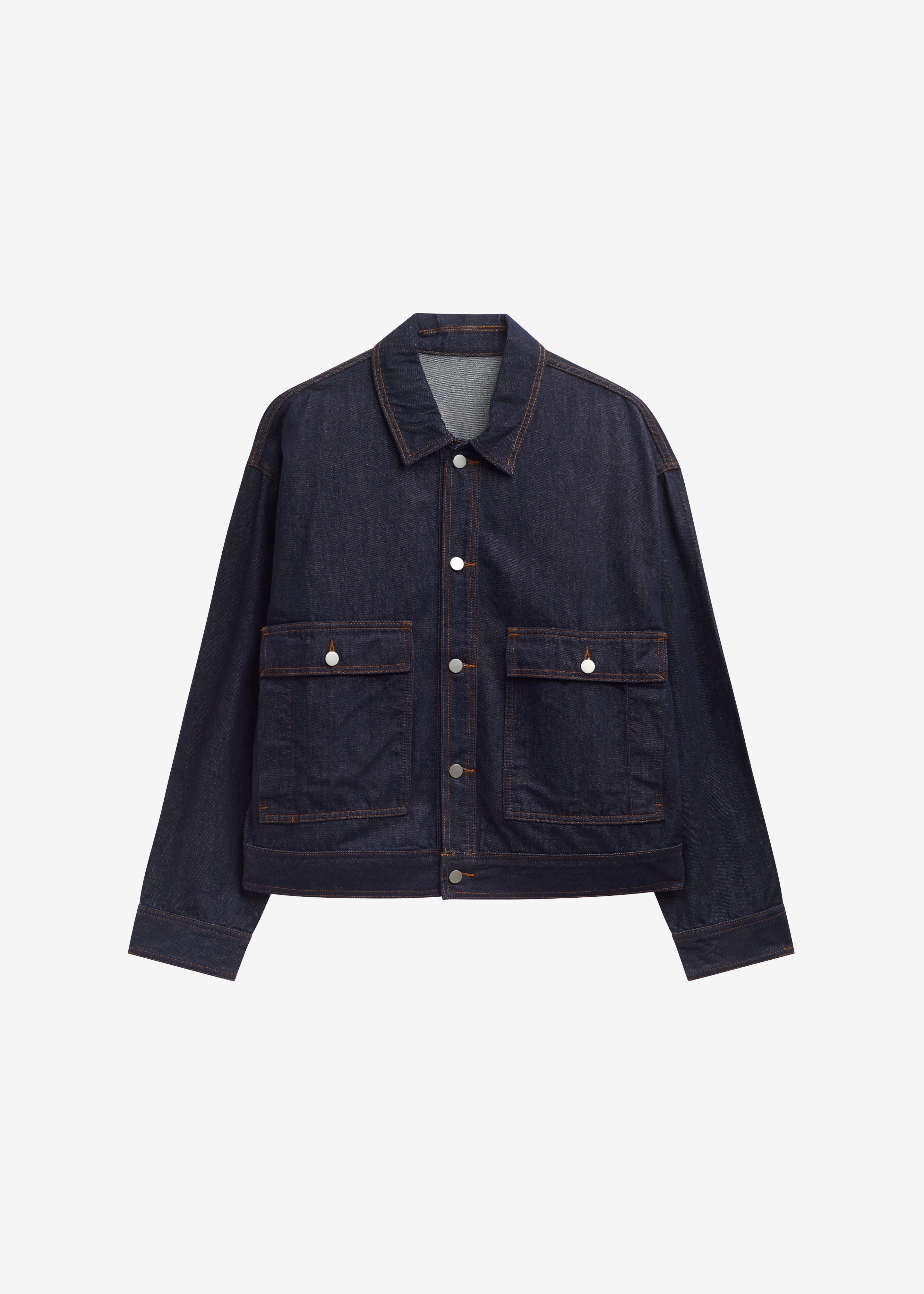 Belden Boxy Denim Jacket - Dark Wash