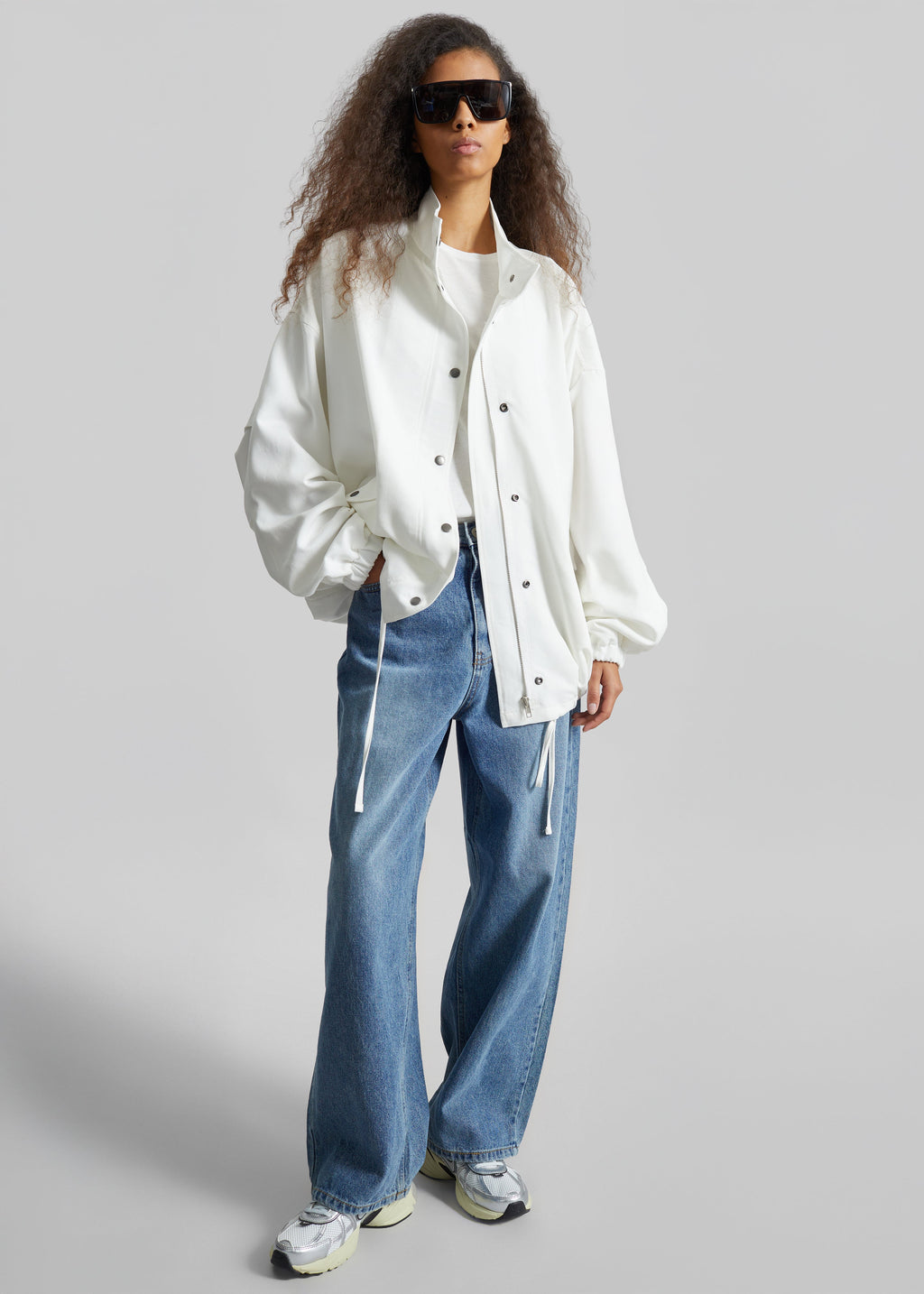 Bellona Blouson Jacket - White