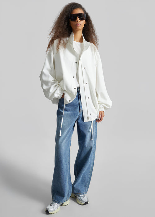 Bellona Blouson Jacket - White