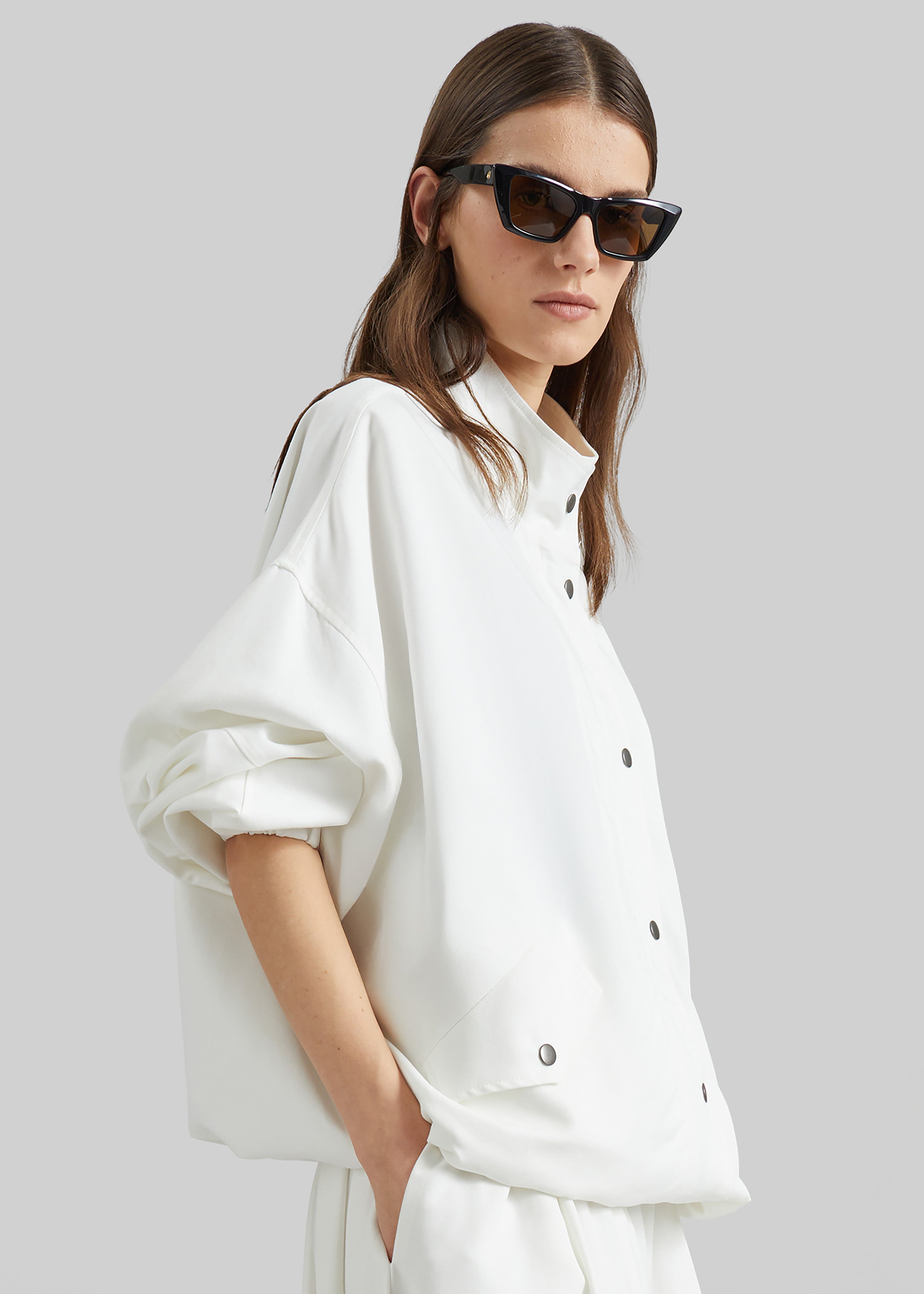 Bellona Blouson Jacket - White