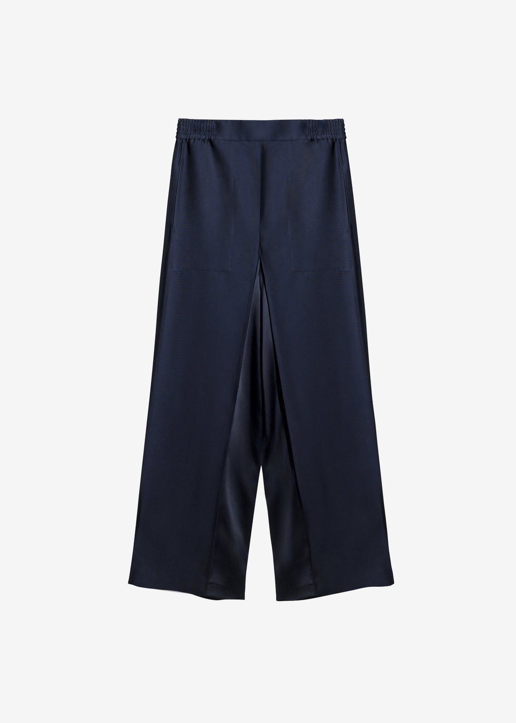 Bevza Wide Leg Culottes - Dark Ink Navy