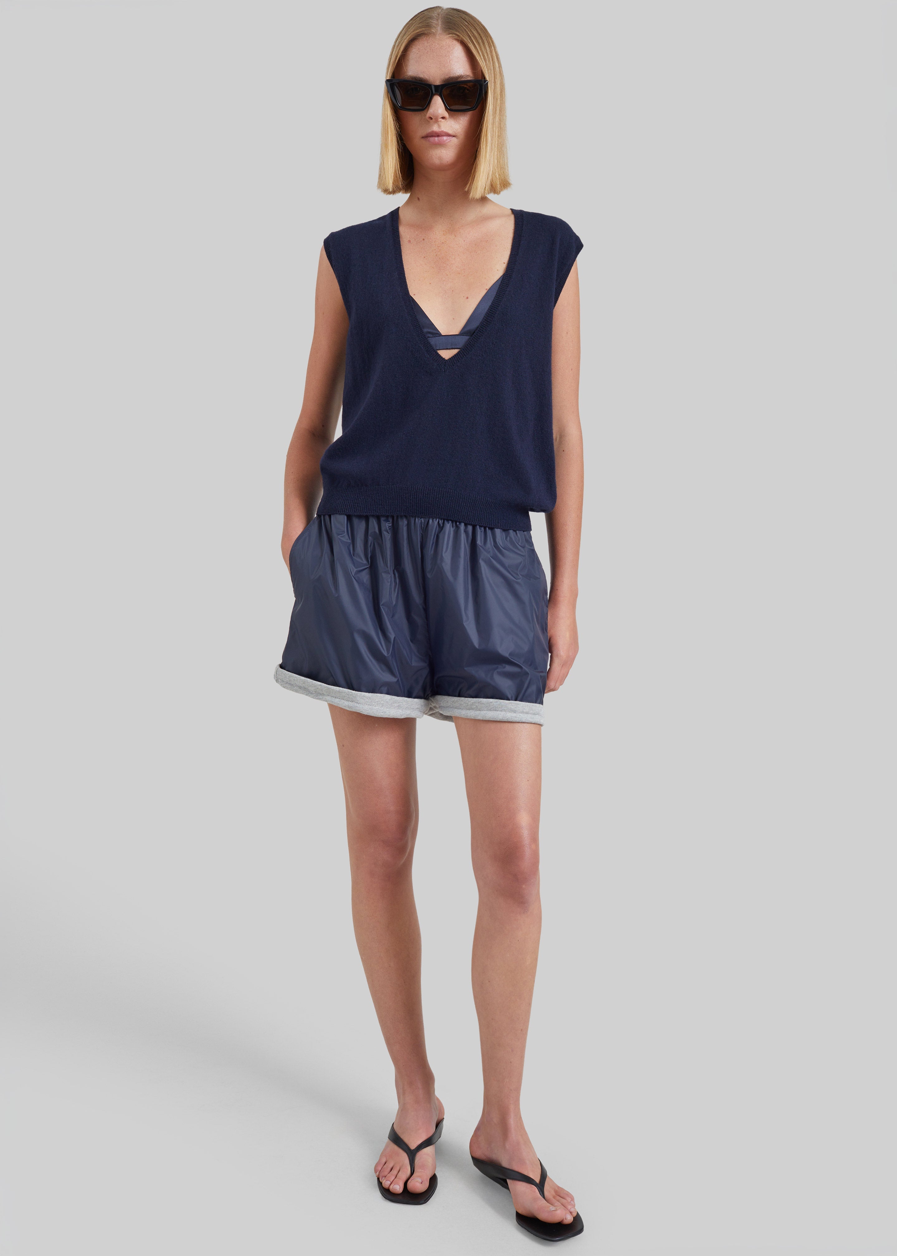 Blera Reversible Shorts - Navy/Grey