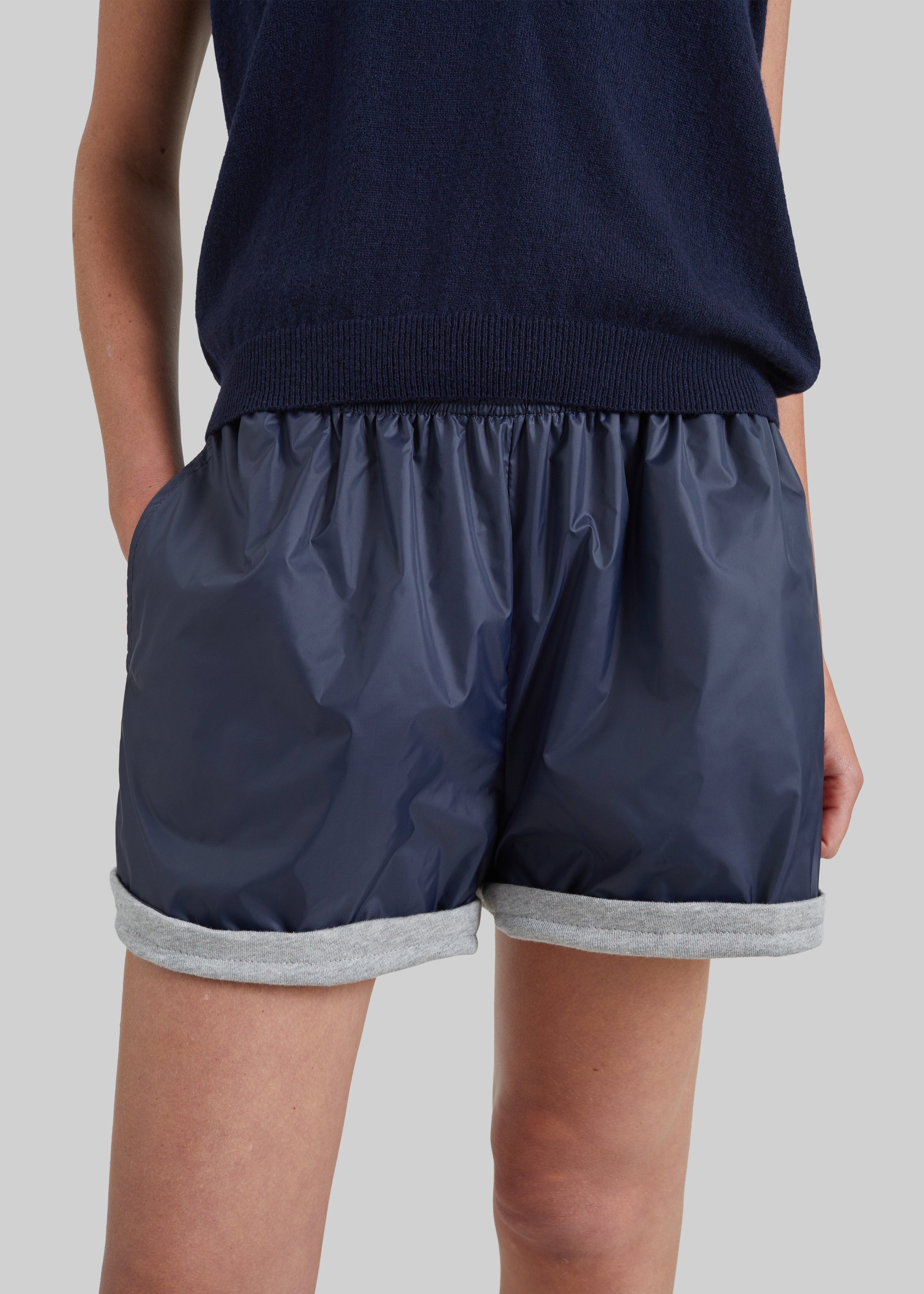 Blera Reversible Shorts - Navy/Grey