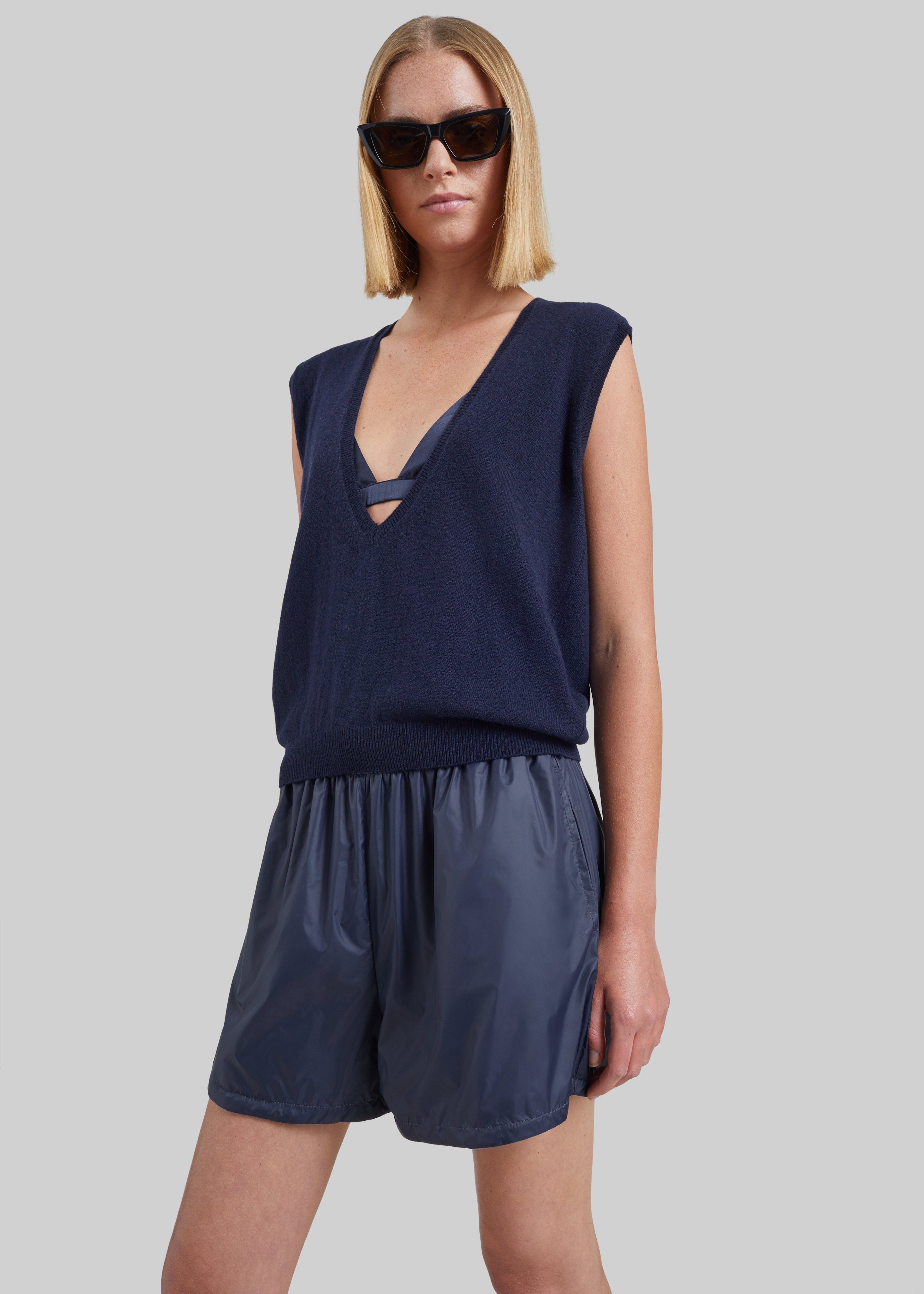 Blera Reversible Shorts - Navy/Grey