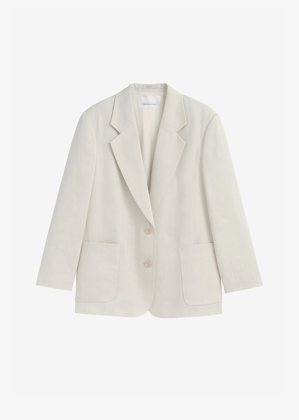 Bruna Linen Soft Blazer - Light Beige
