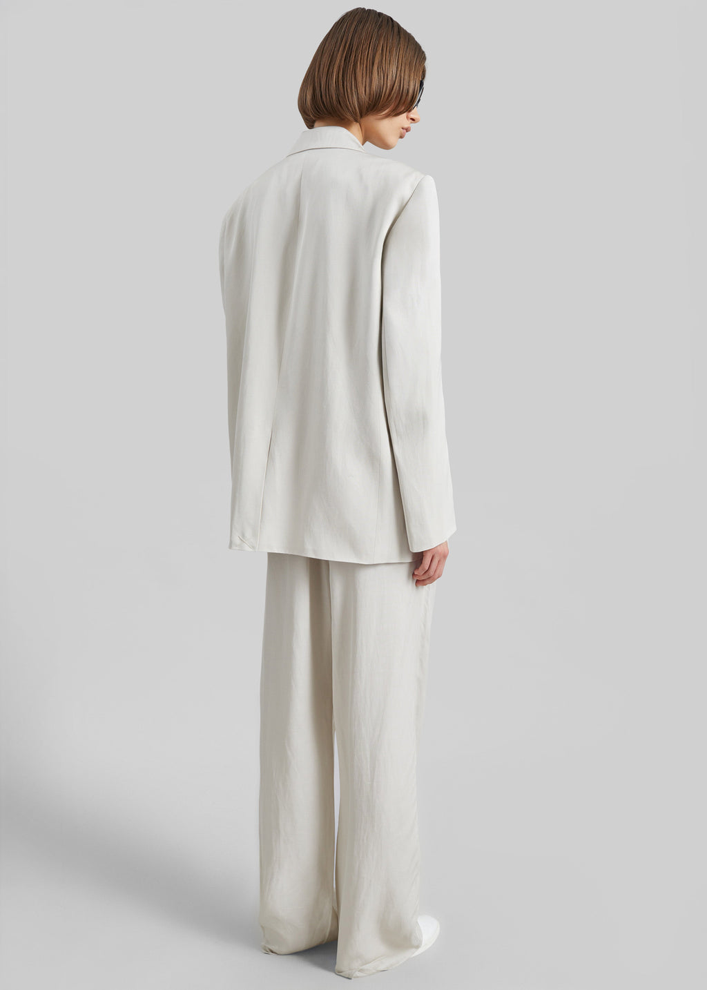 Bruna Linen Soft Blazer - Light Beige