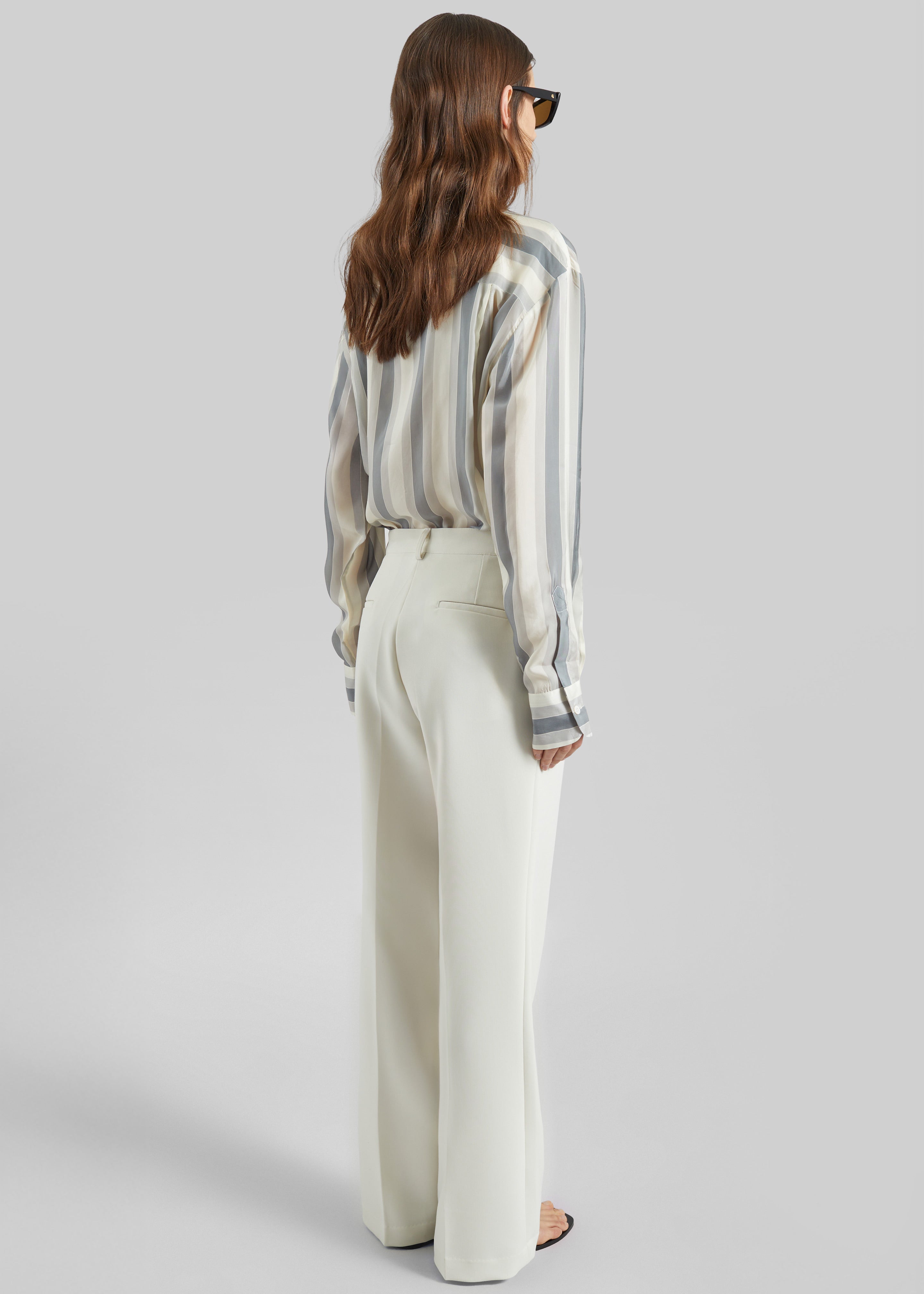 Chesnay Bootcut Pants - Cream
