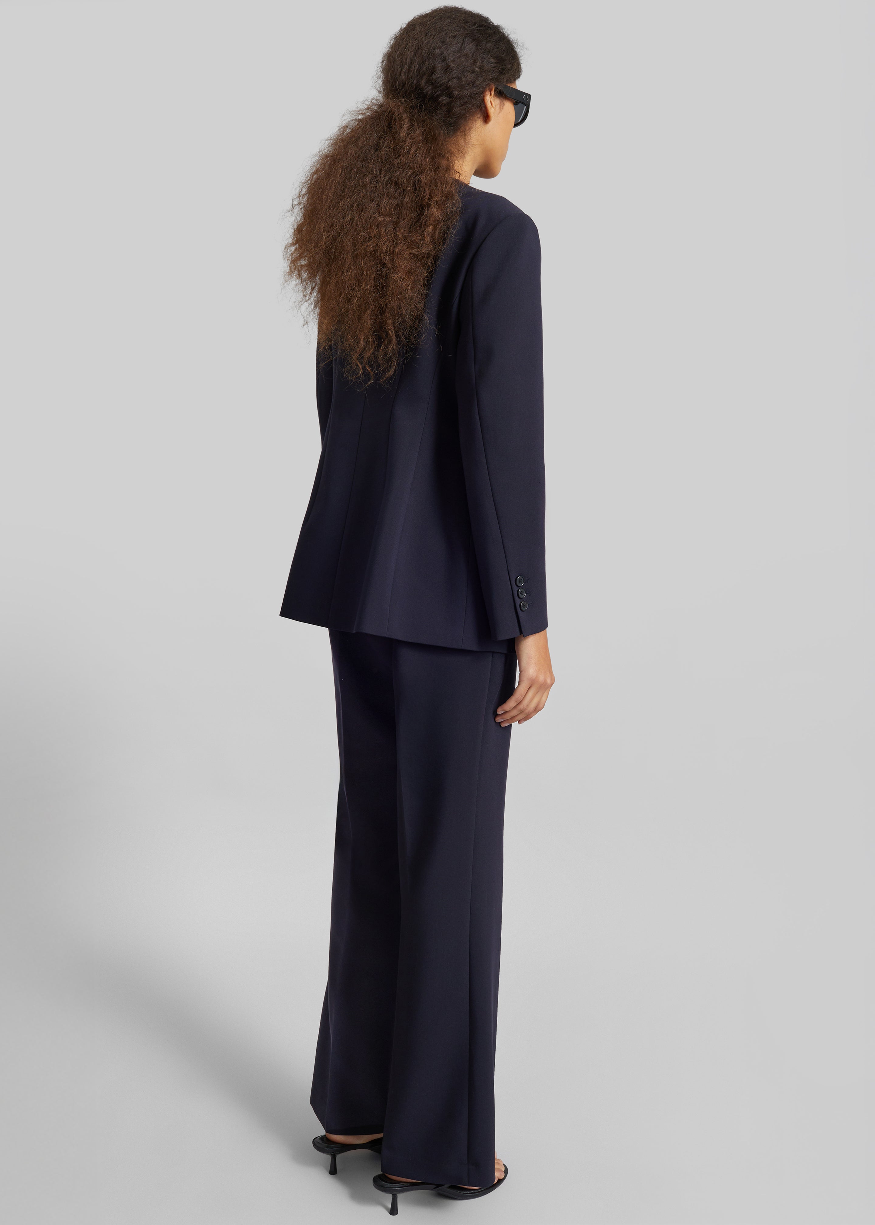 Chesnay Bootcut Pants - Navy