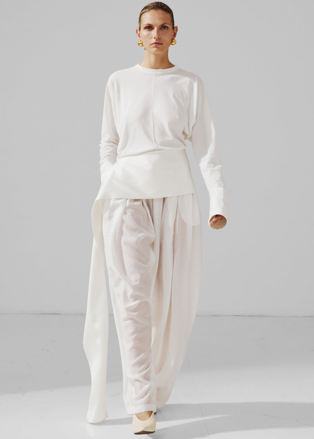 Darkpark Simona Balloon Pants - White