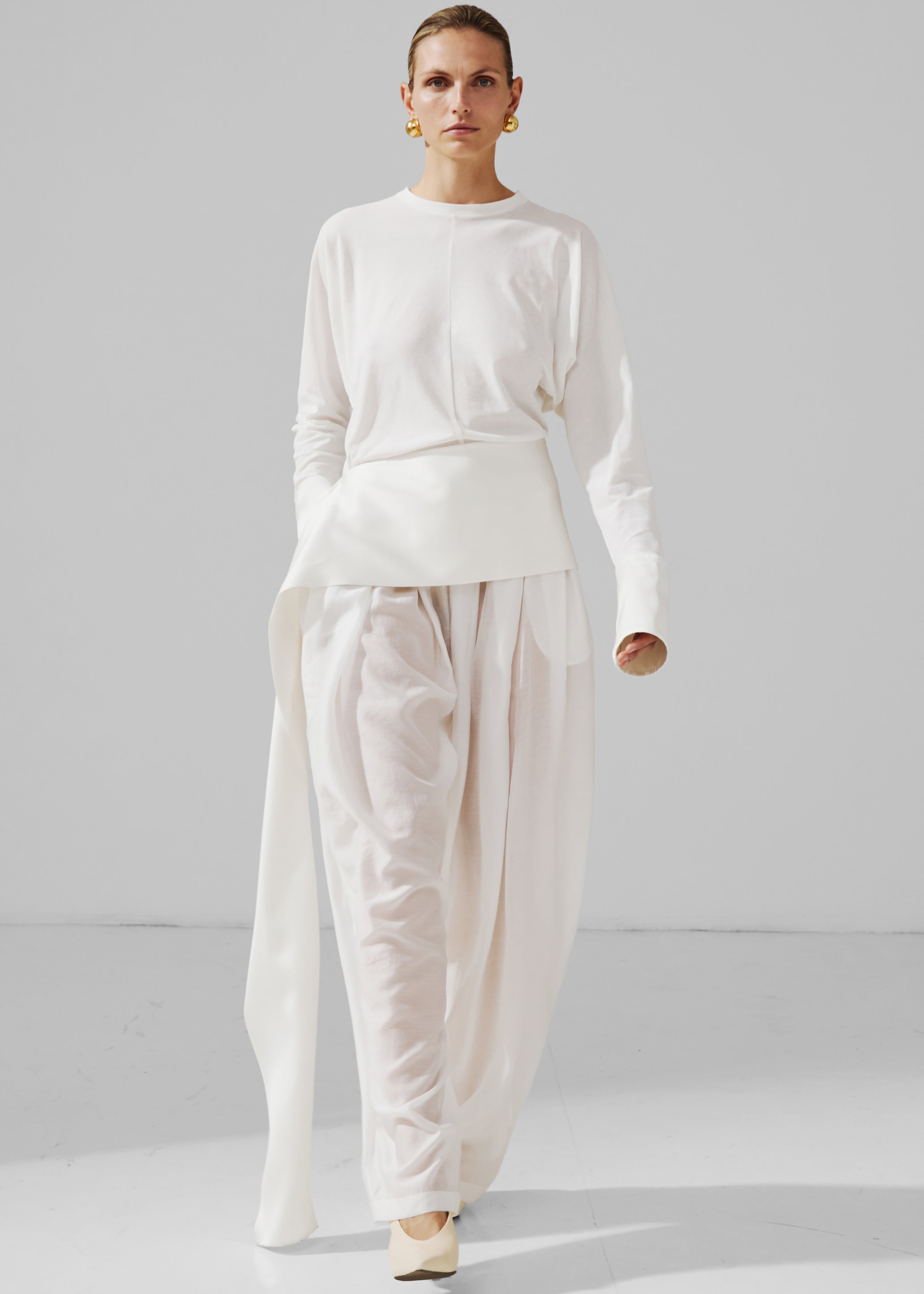 Darkpark Simona Balloon Pants - White