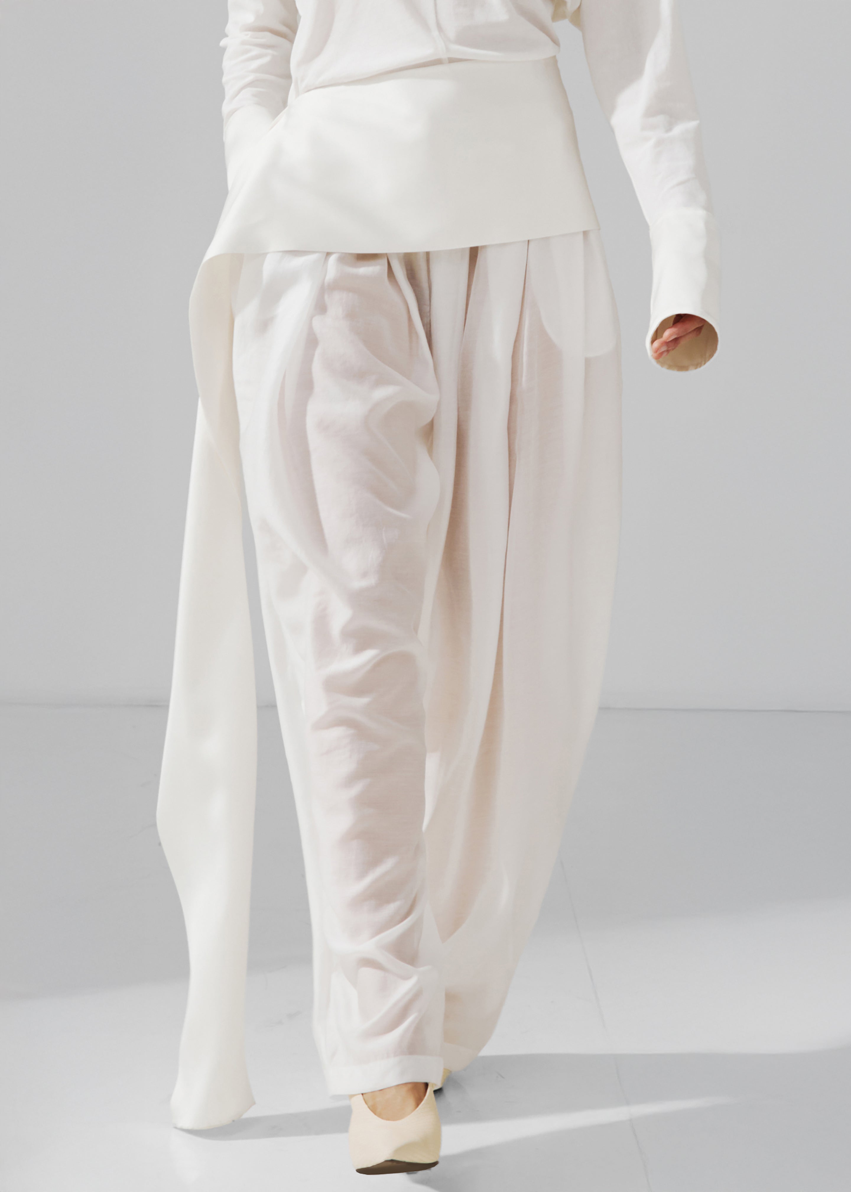 Darkpark Simona Balloon Pants - White