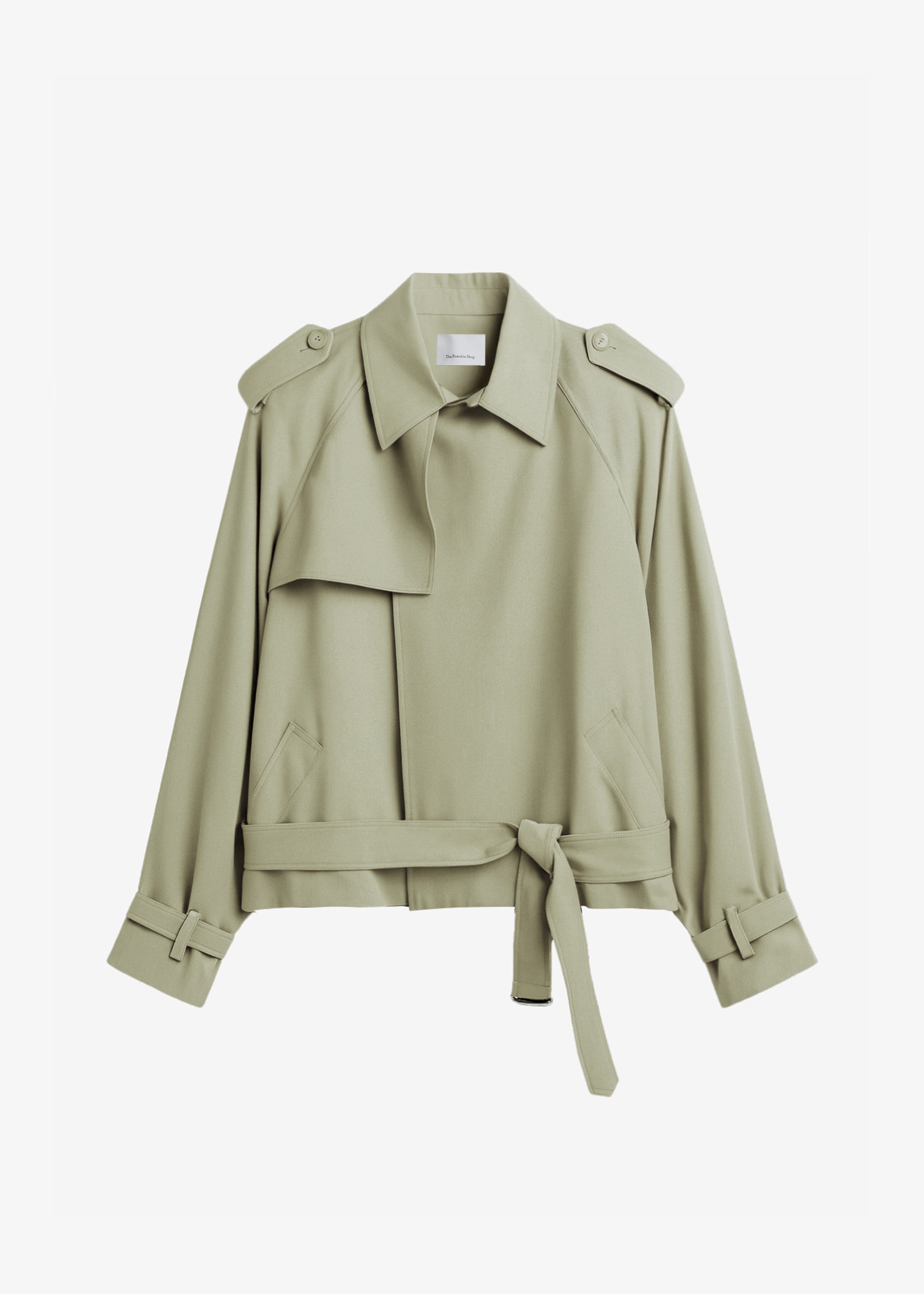 Elva Fluid Short Trench - Sage