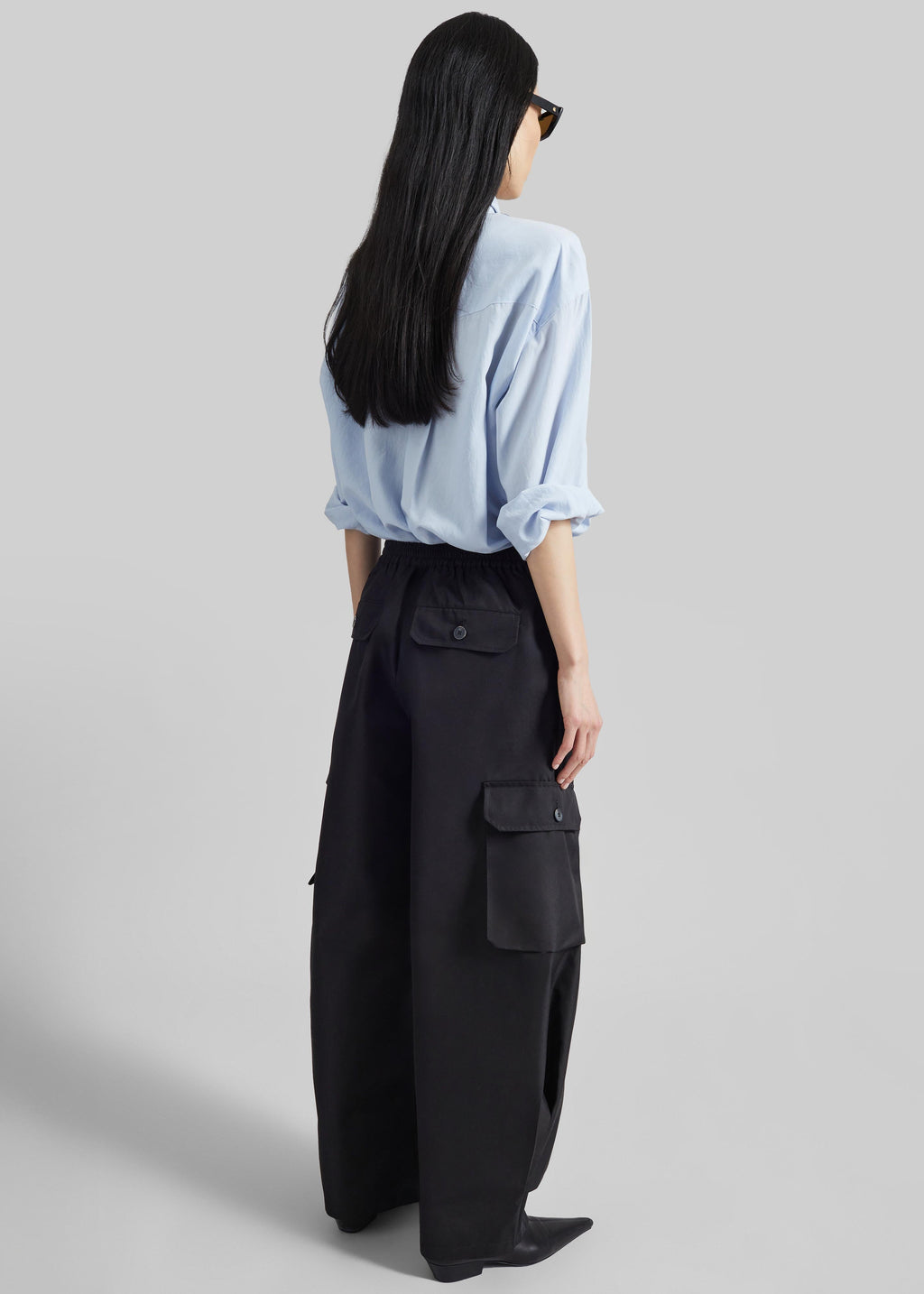Geilo Barrel Leg Pants - Black