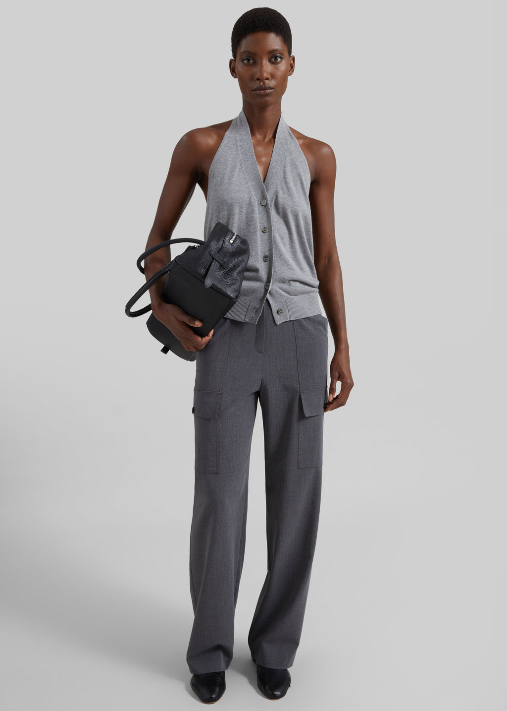 Holborn Cargo Pants - Grey Melange