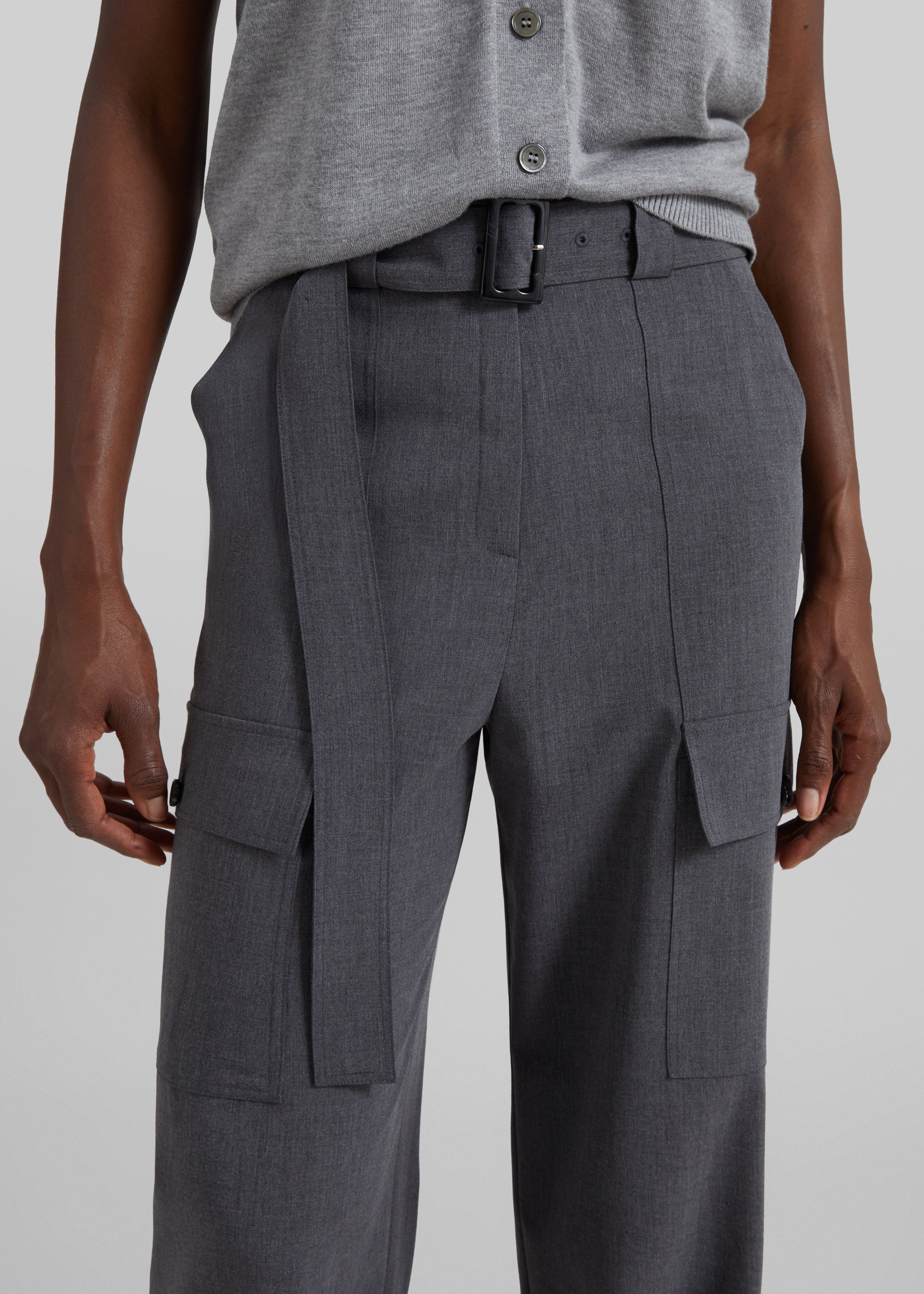 Holborn Cargo Pants - Grey Melange