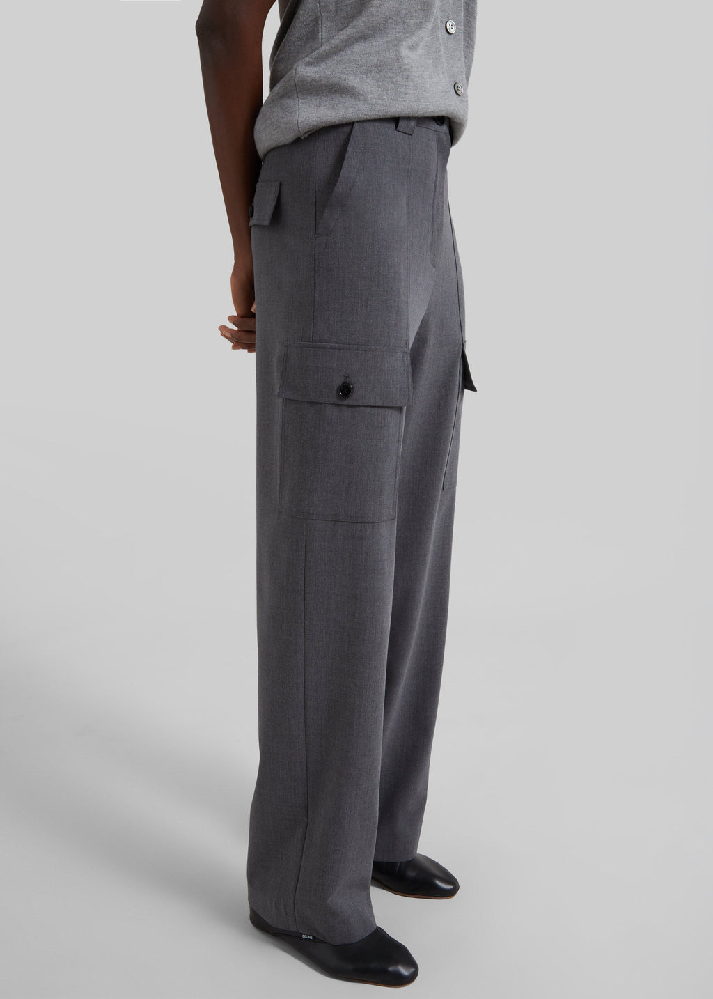 Holborn Cargo Pants - Grey Melange