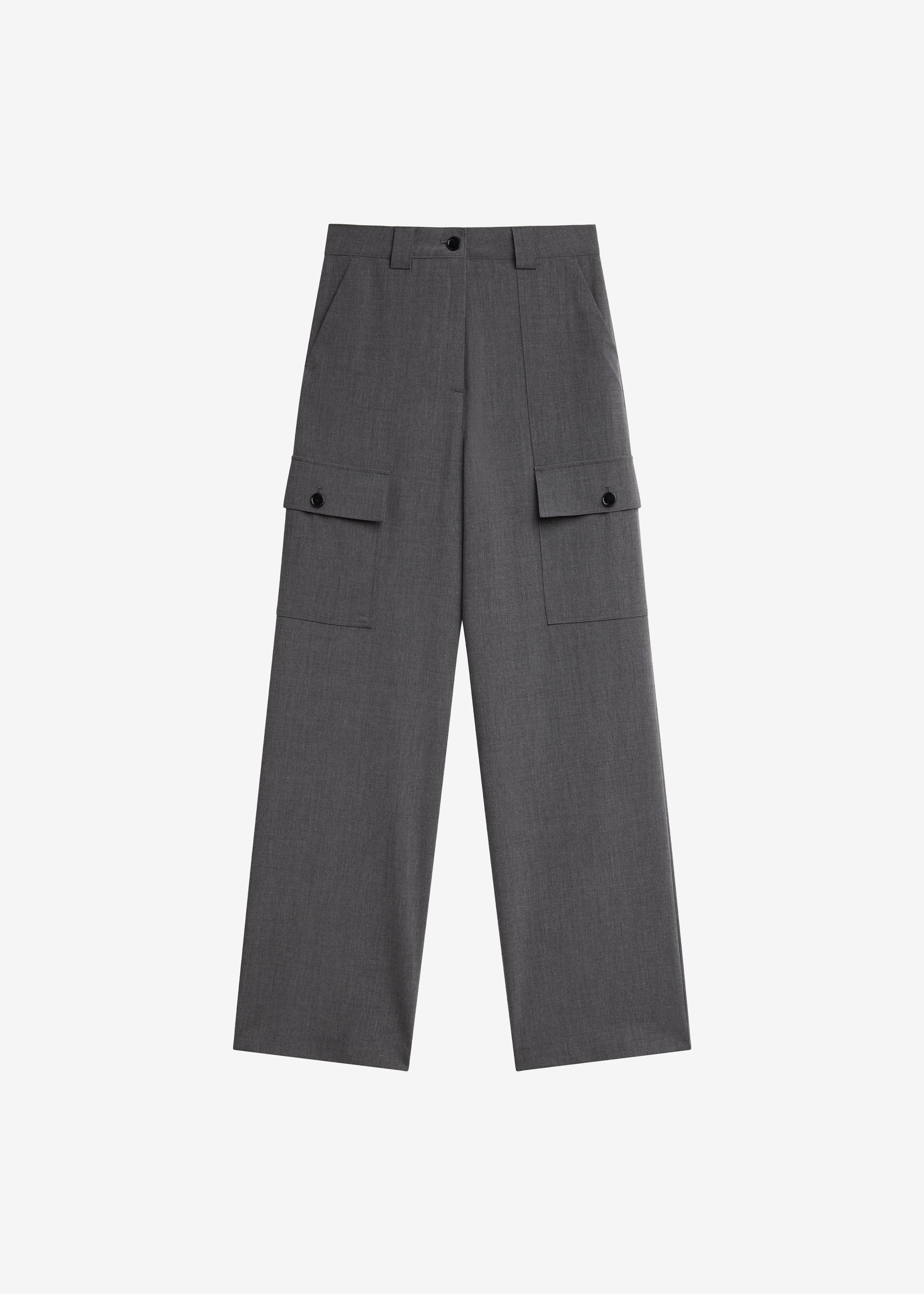 Holborn Cargo Pants - Grey Melange