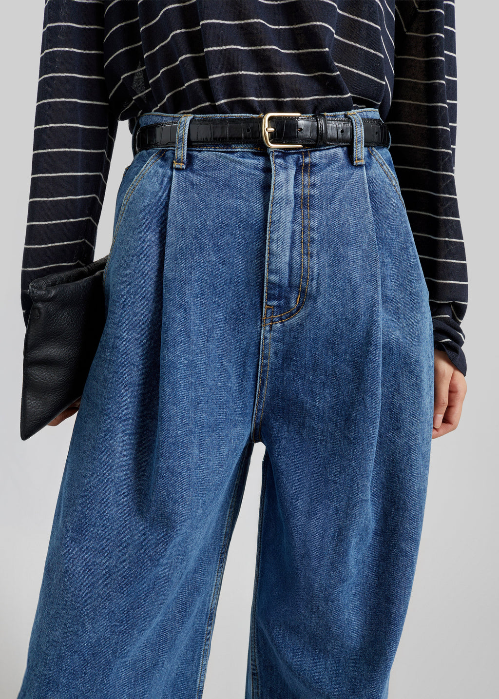 Isabella Denim Pants - Medium Wash
