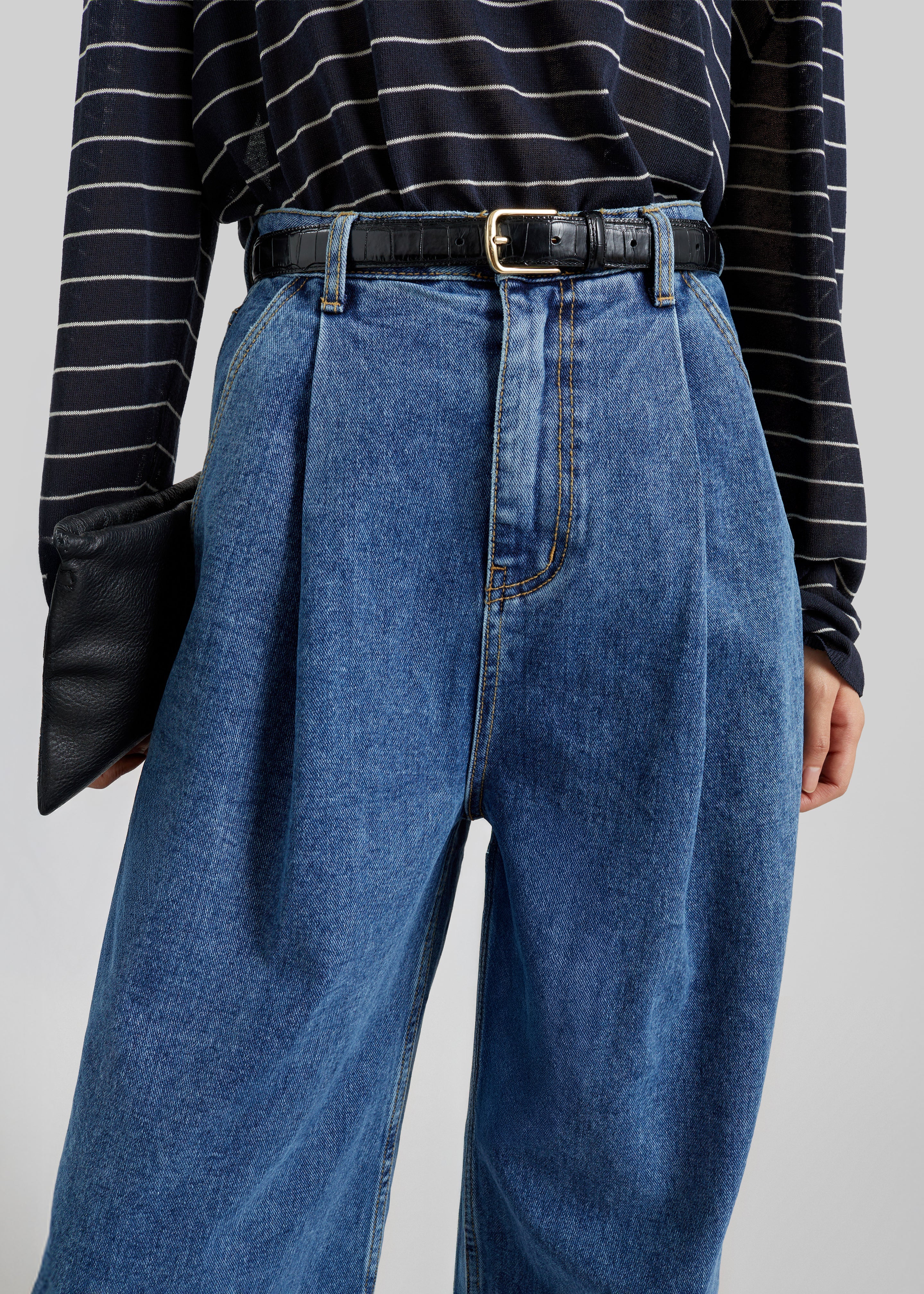 Isabella Denim Pants - Medium Wash