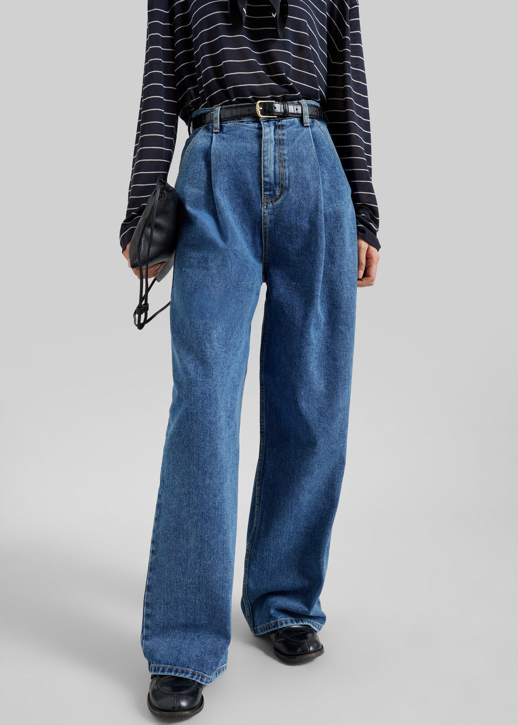 Isabella Denim Pants - Medium Wash