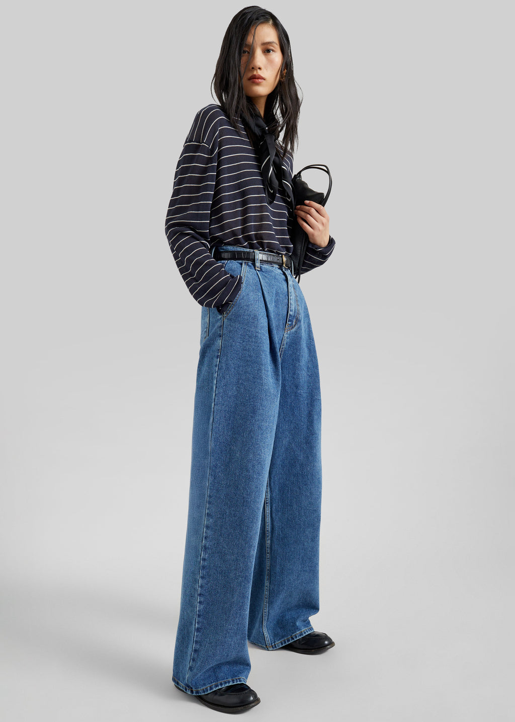 Isabella Denim Pants - Medium Wash