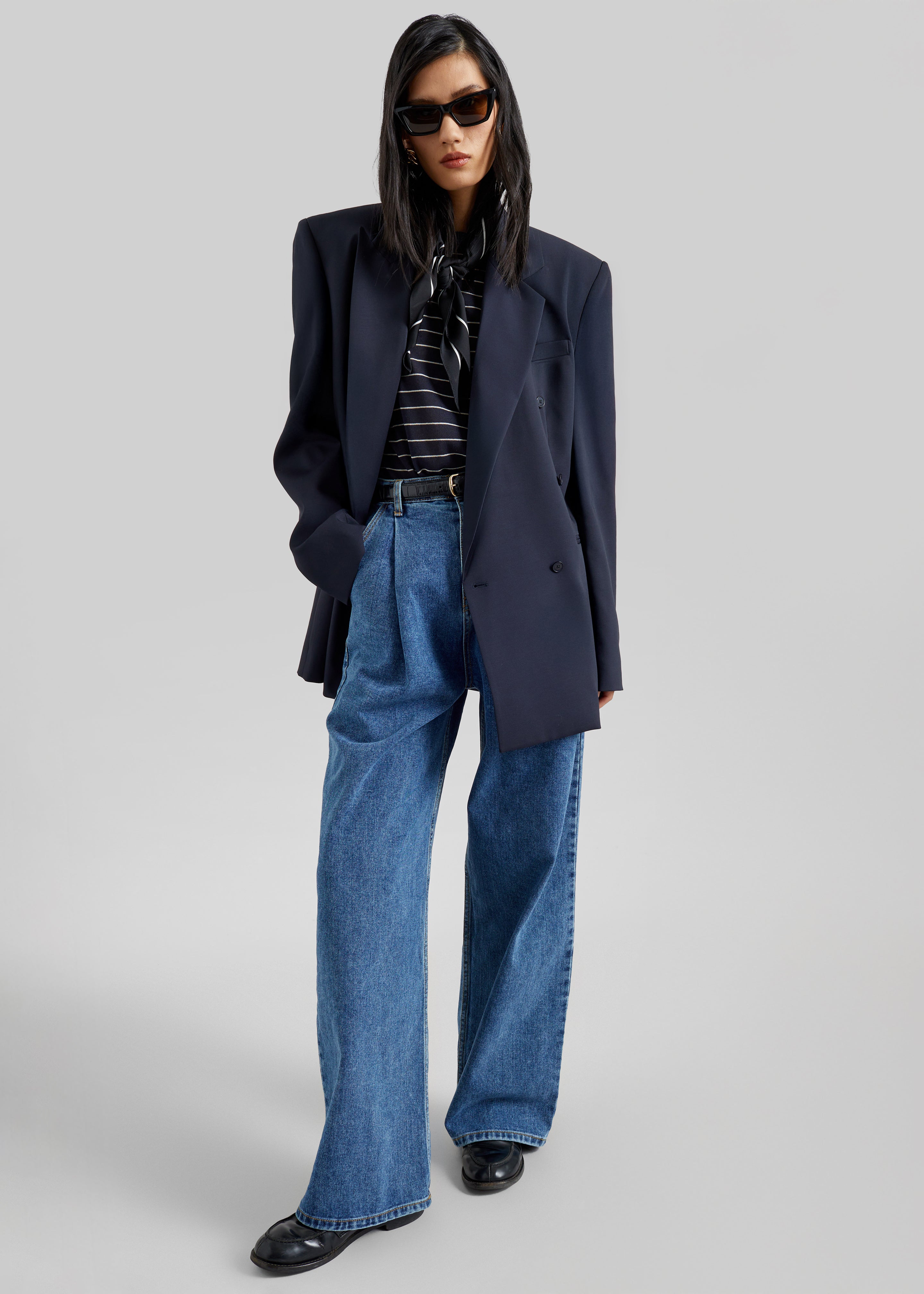 Isabella Denim Pants - Medium Wash