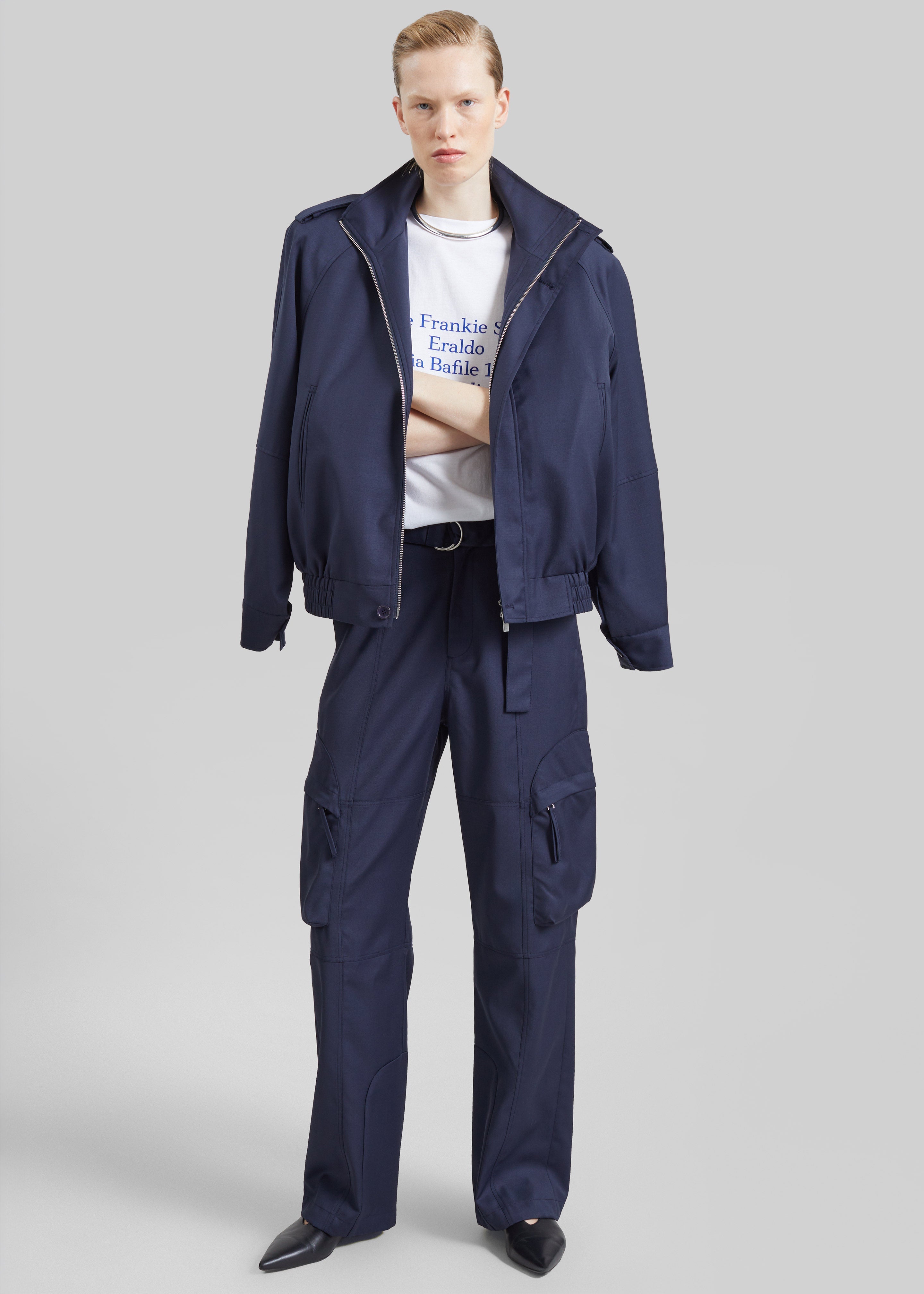 Kelly Padded Blouson - Navy