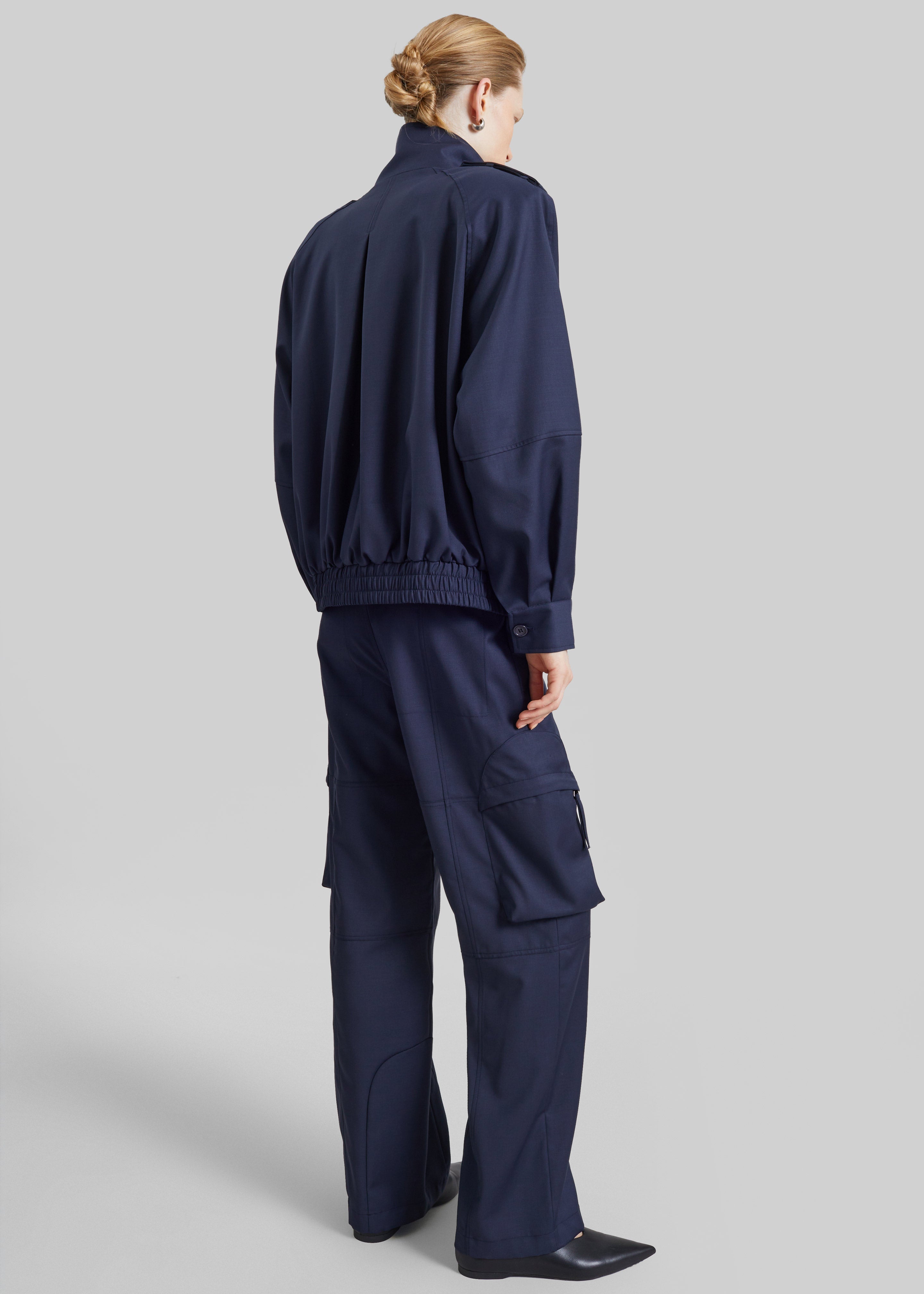 Kelly Padded Blouson - Navy