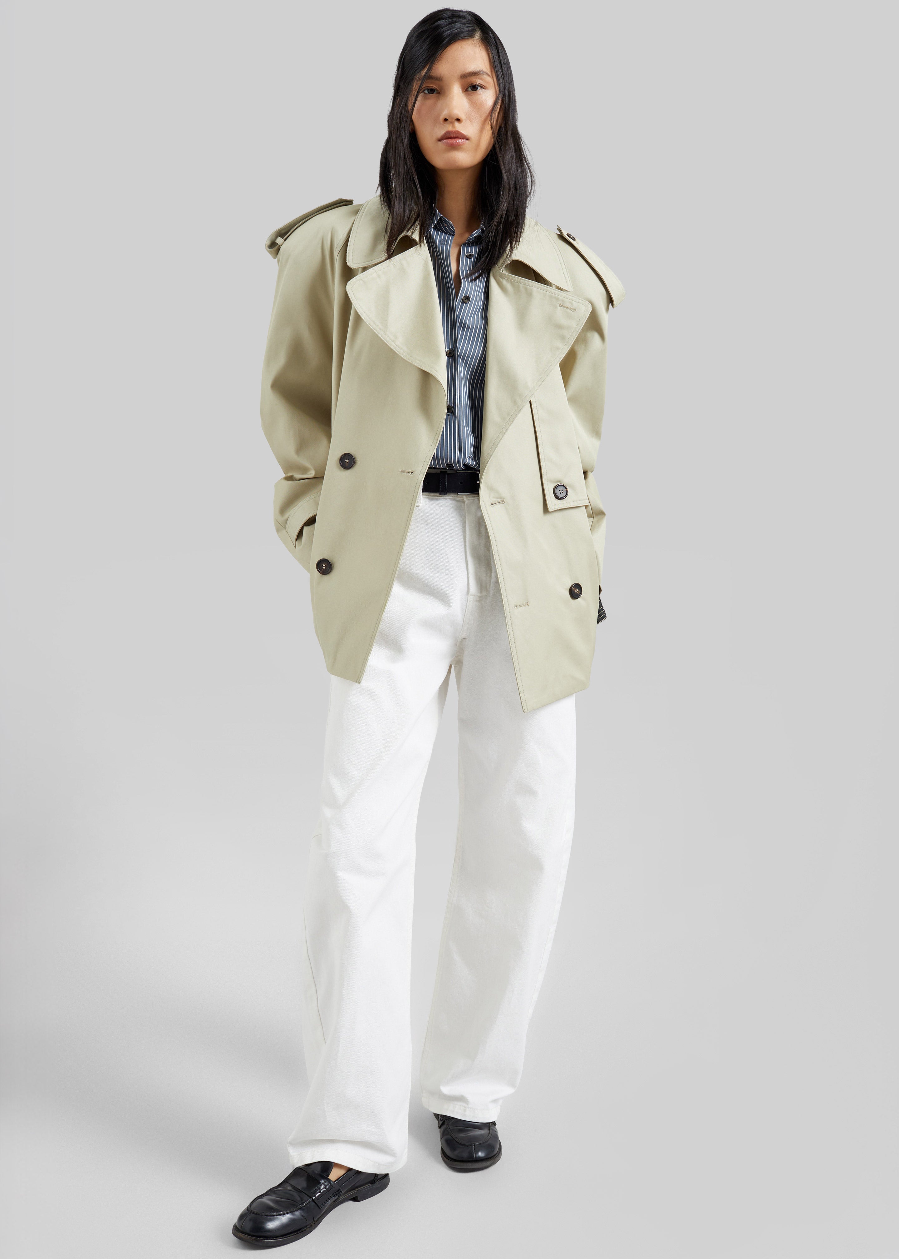 Linsell Short Trench - Beige