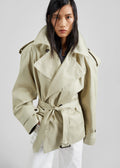 Linsell Short Trench - Beige