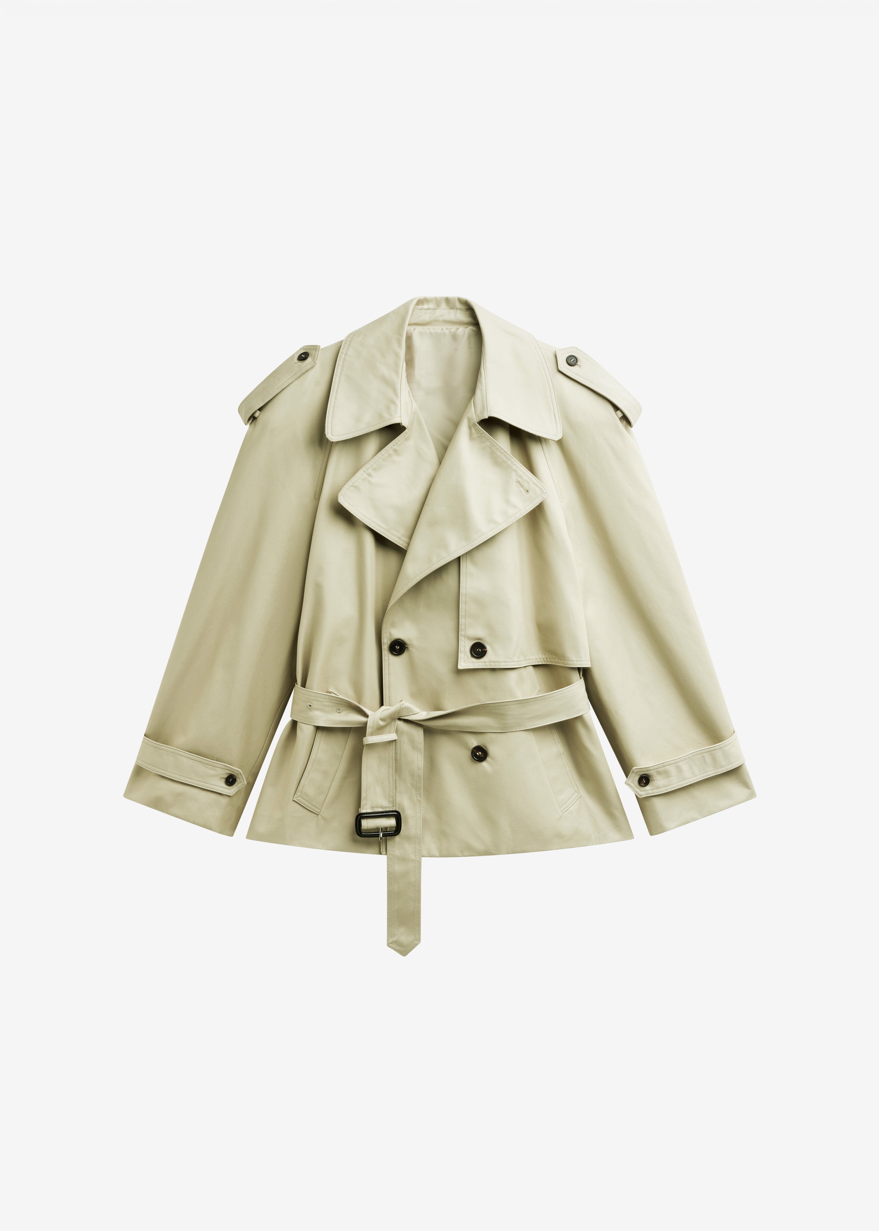 Linsell Short Trench - Beige