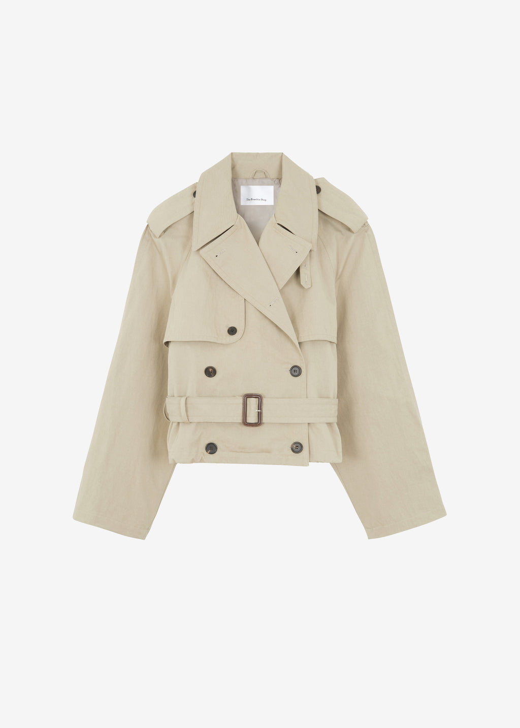 Mads Cropped Trench - Beige