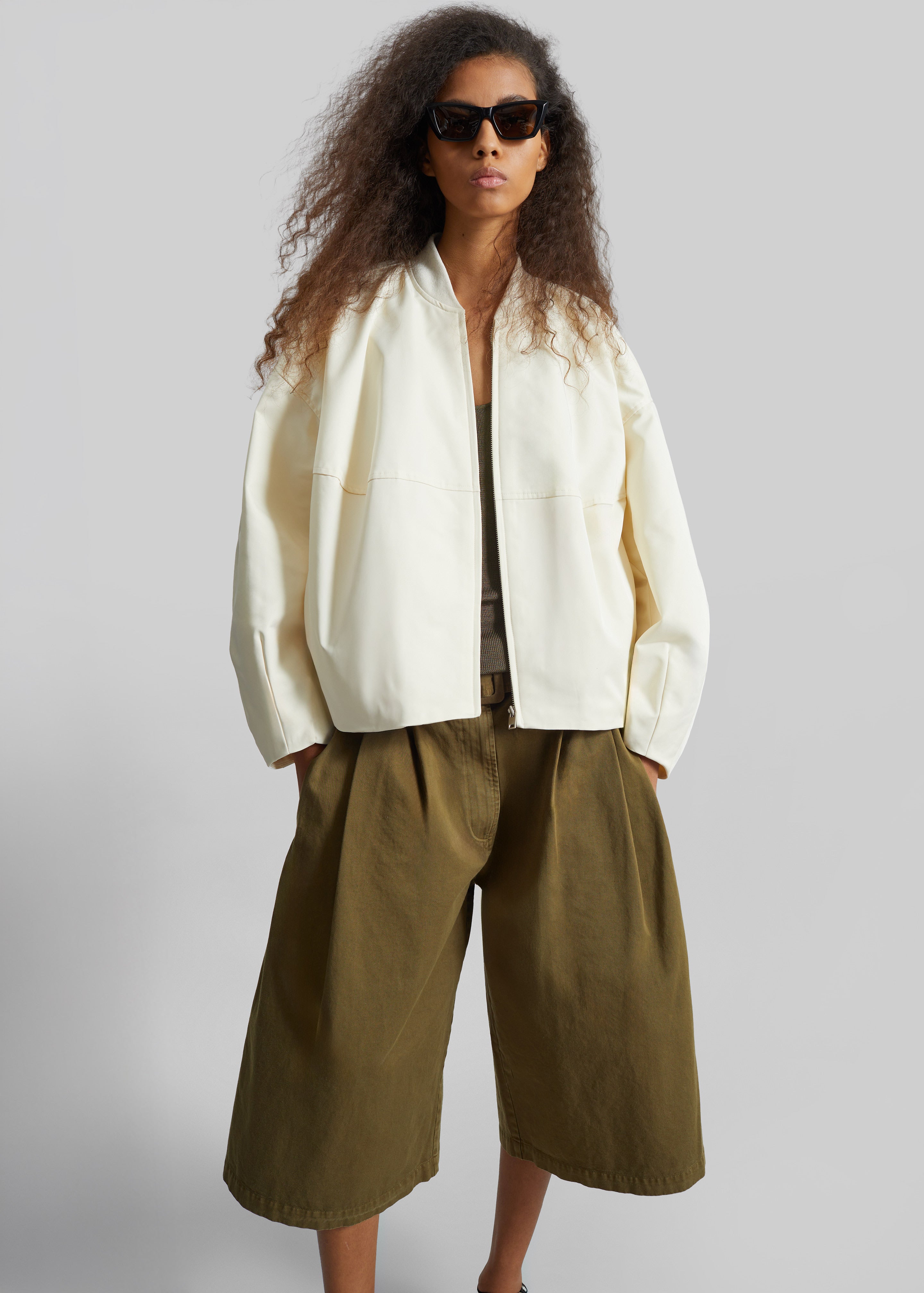 Marslev Cocoon Jacket - Cream