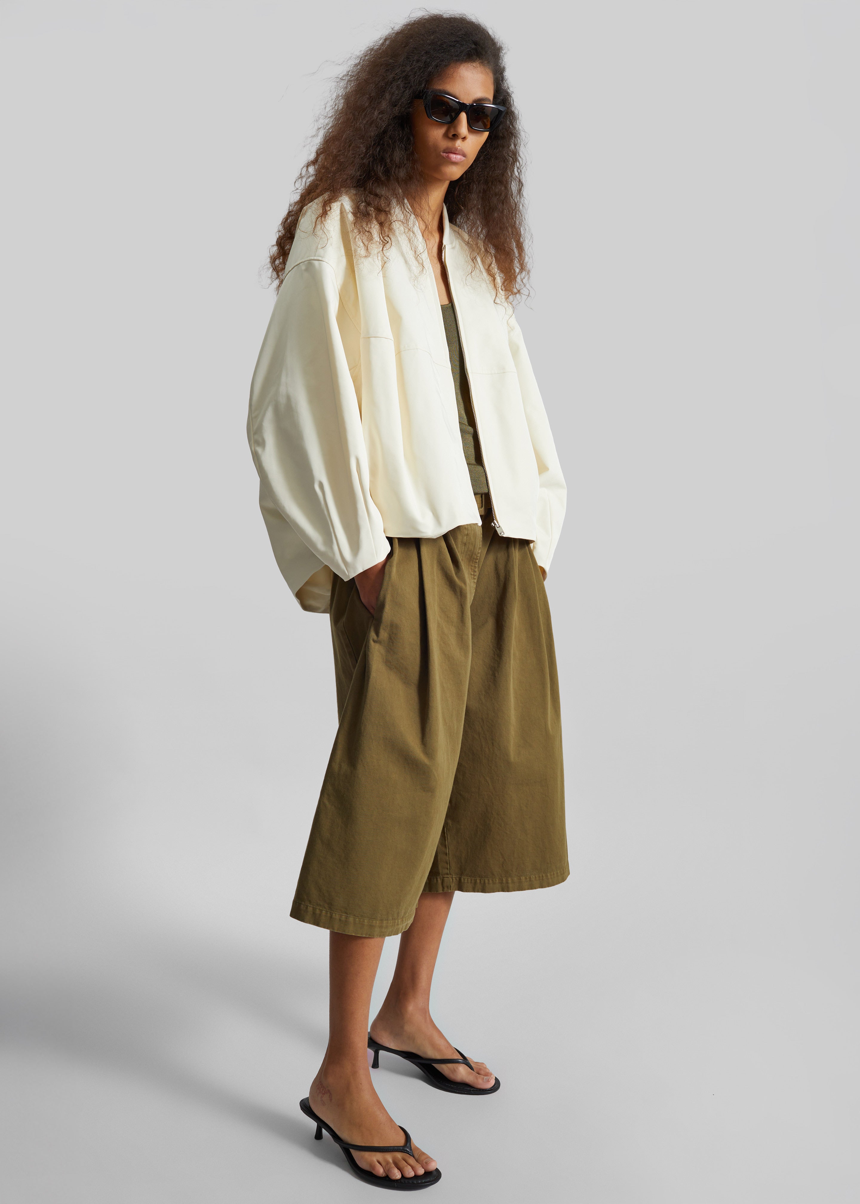 Marslev Cocoon Jacket - Cream